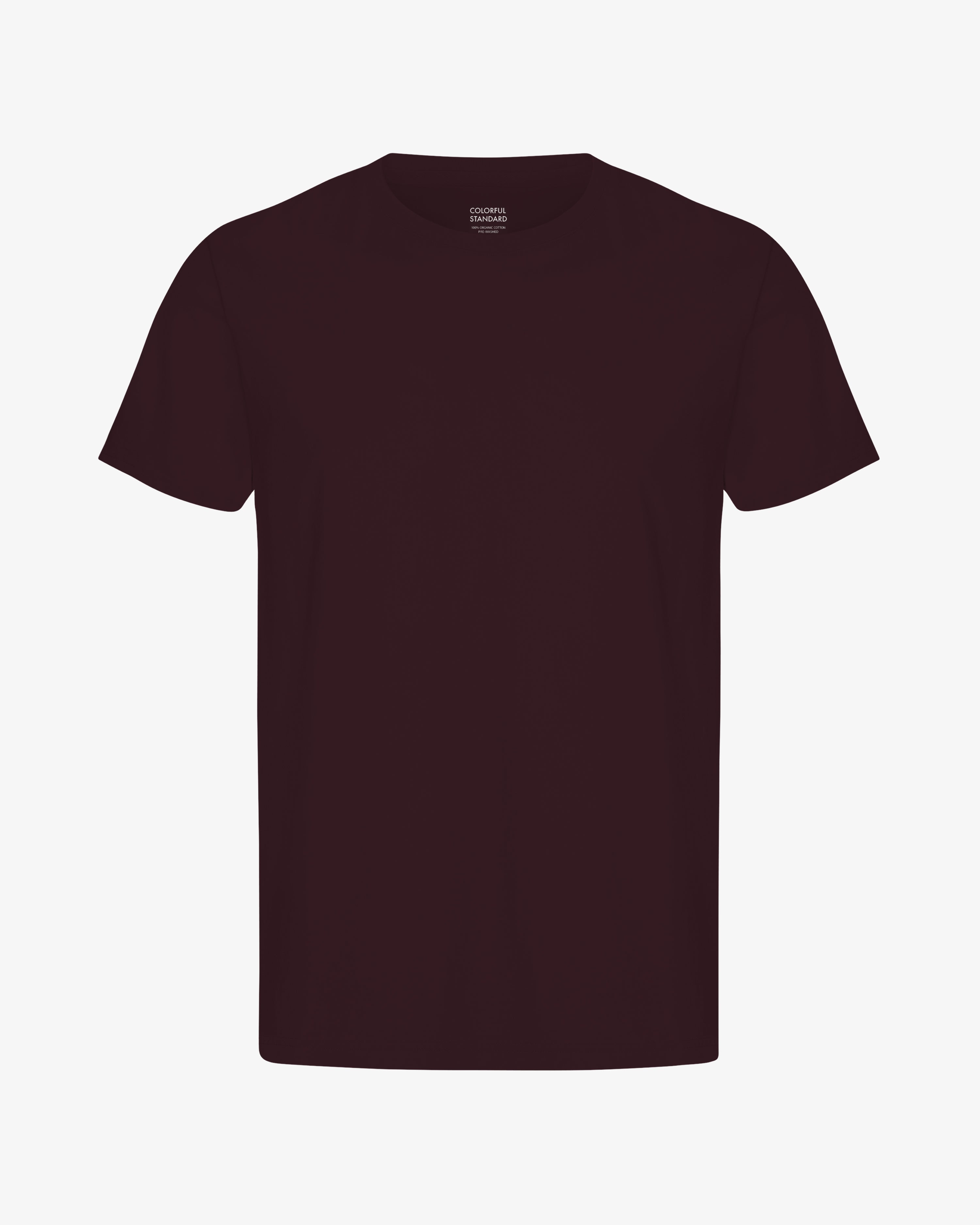 Classic Organic Tee - Oxblood Red