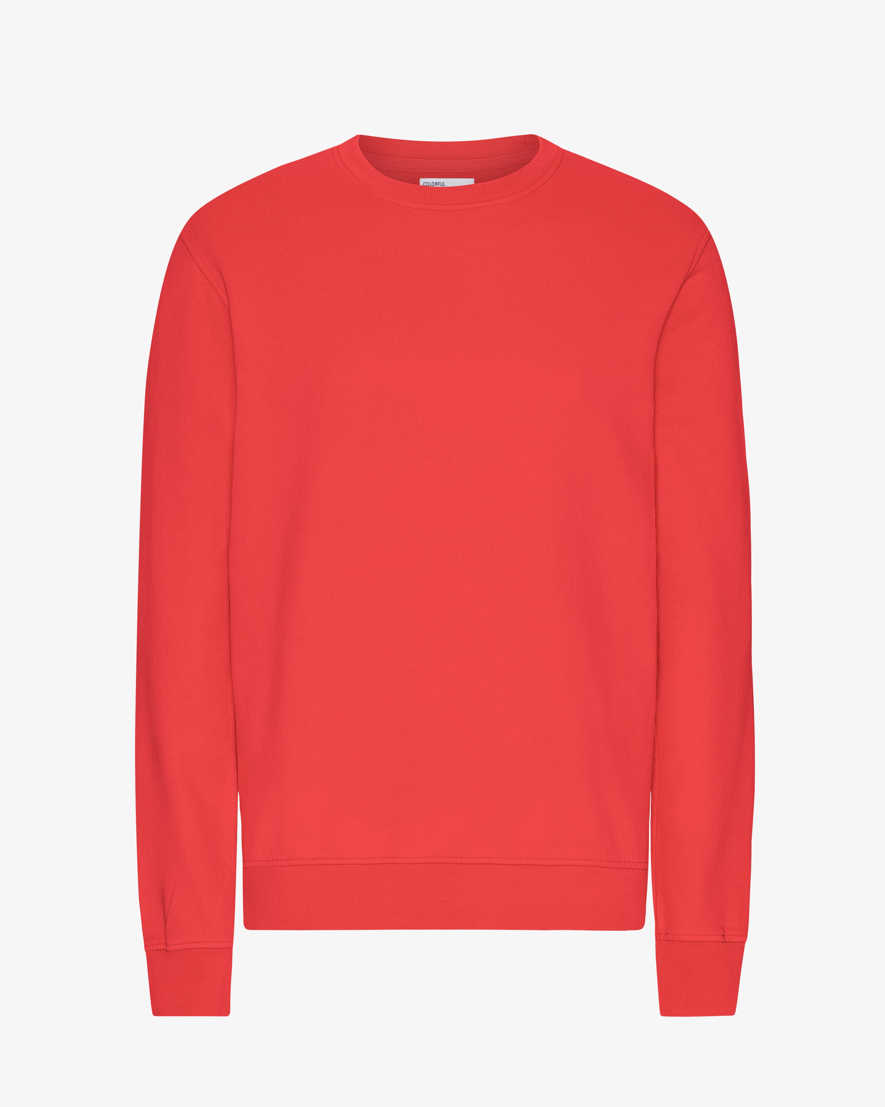 Classic Organic Crew - Red Tangerine