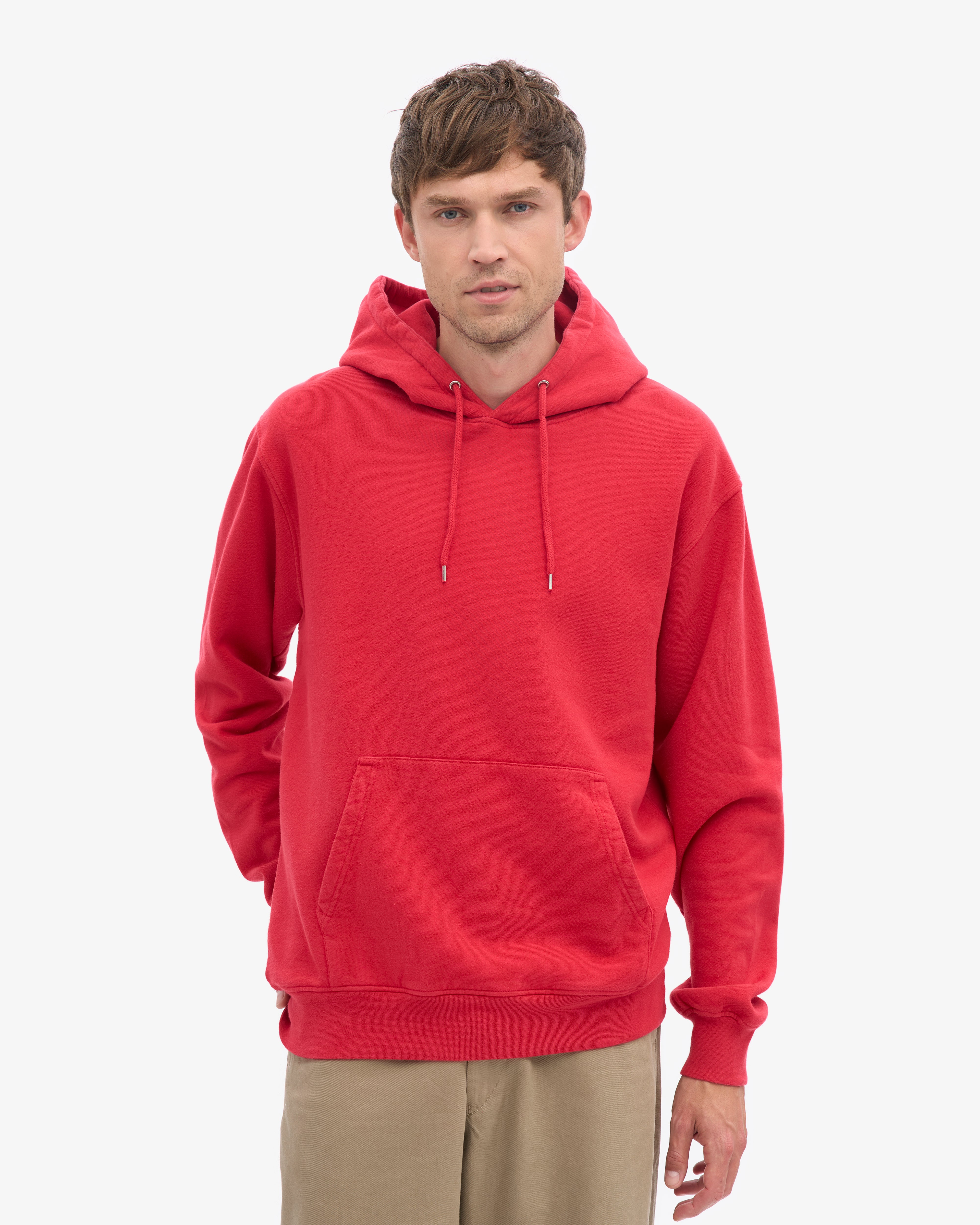 Classic Organic Hood - Scarlet Red