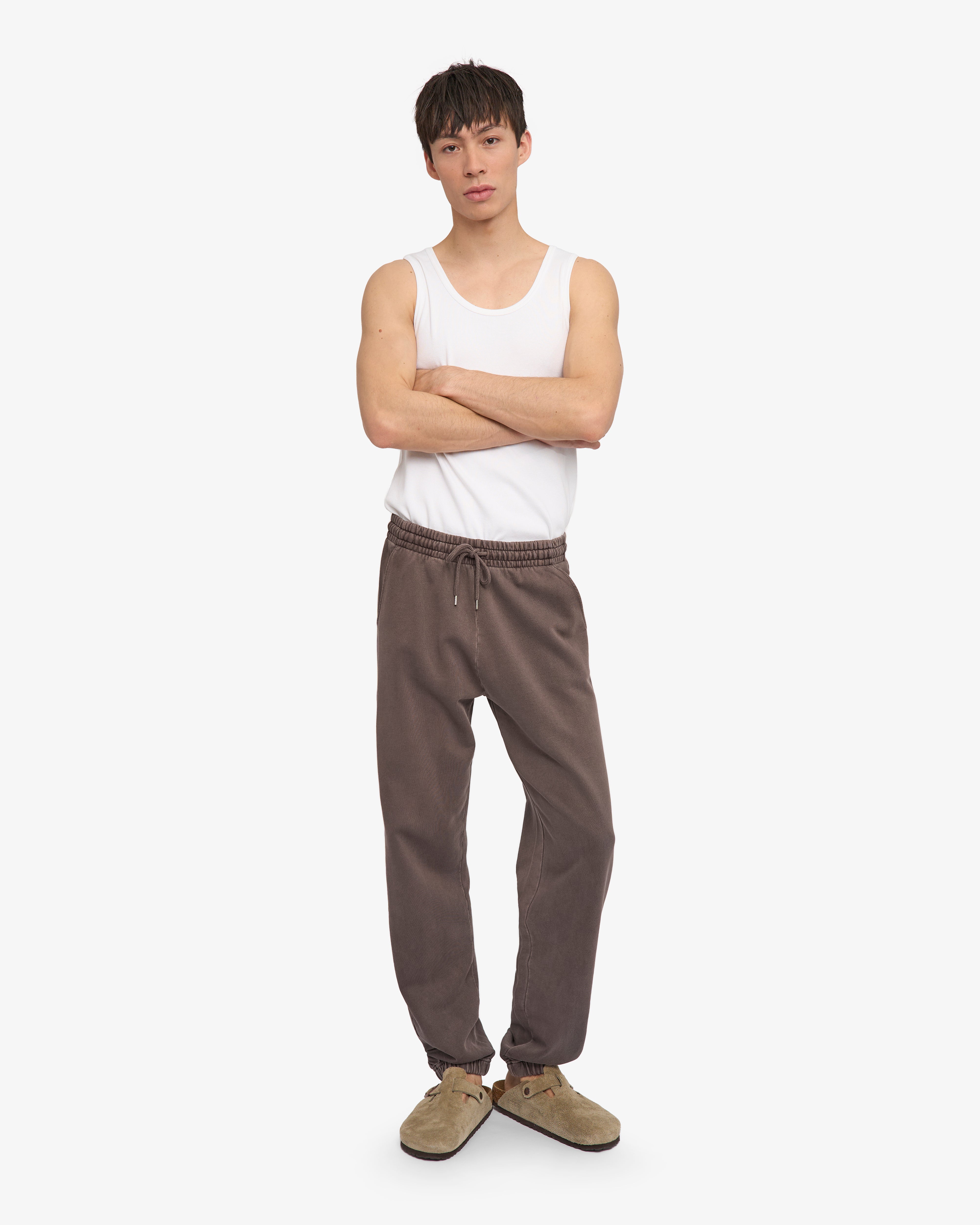Organic Sweatpants - Faded Mud