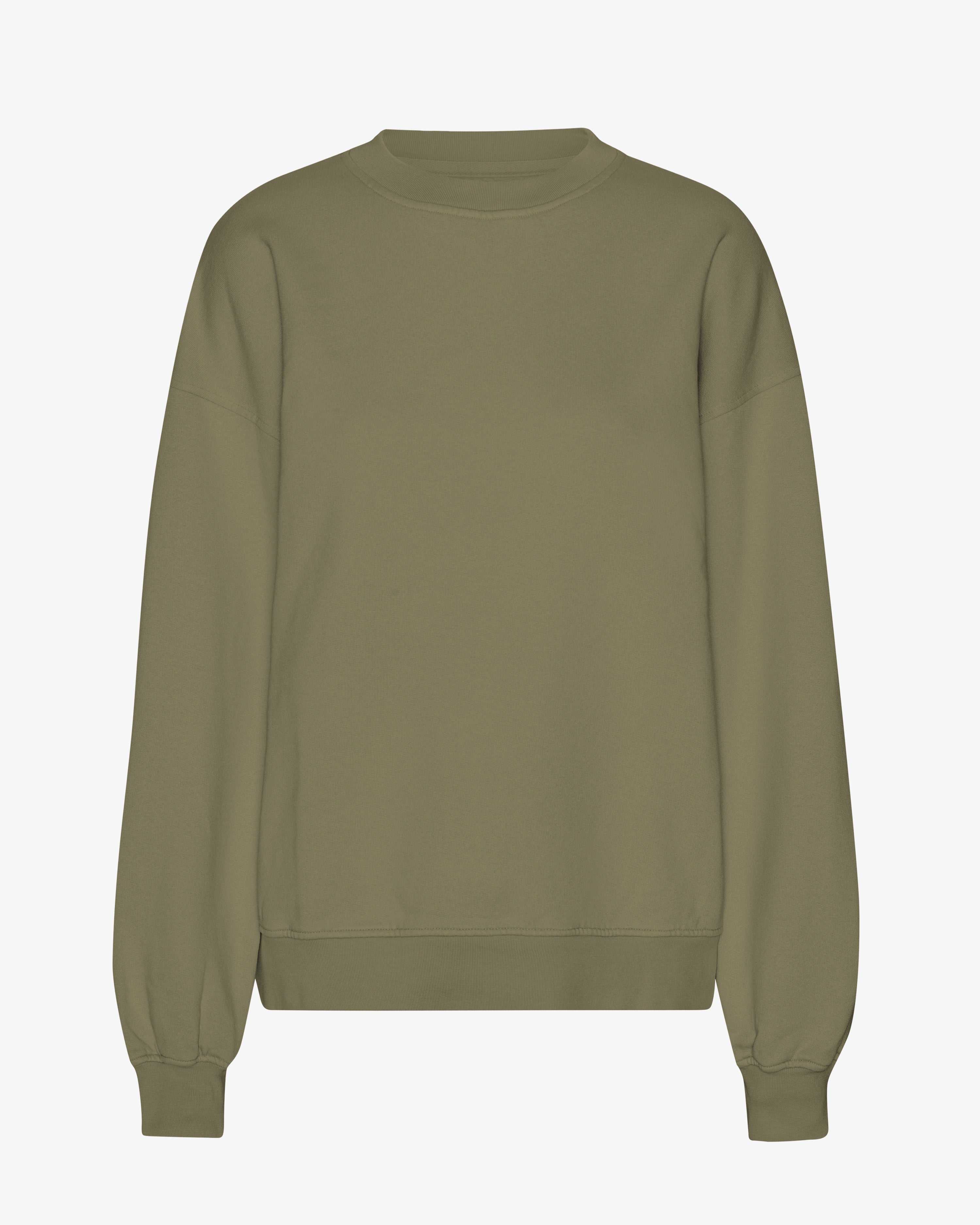Organic Oversized Crew - Dusty Olive