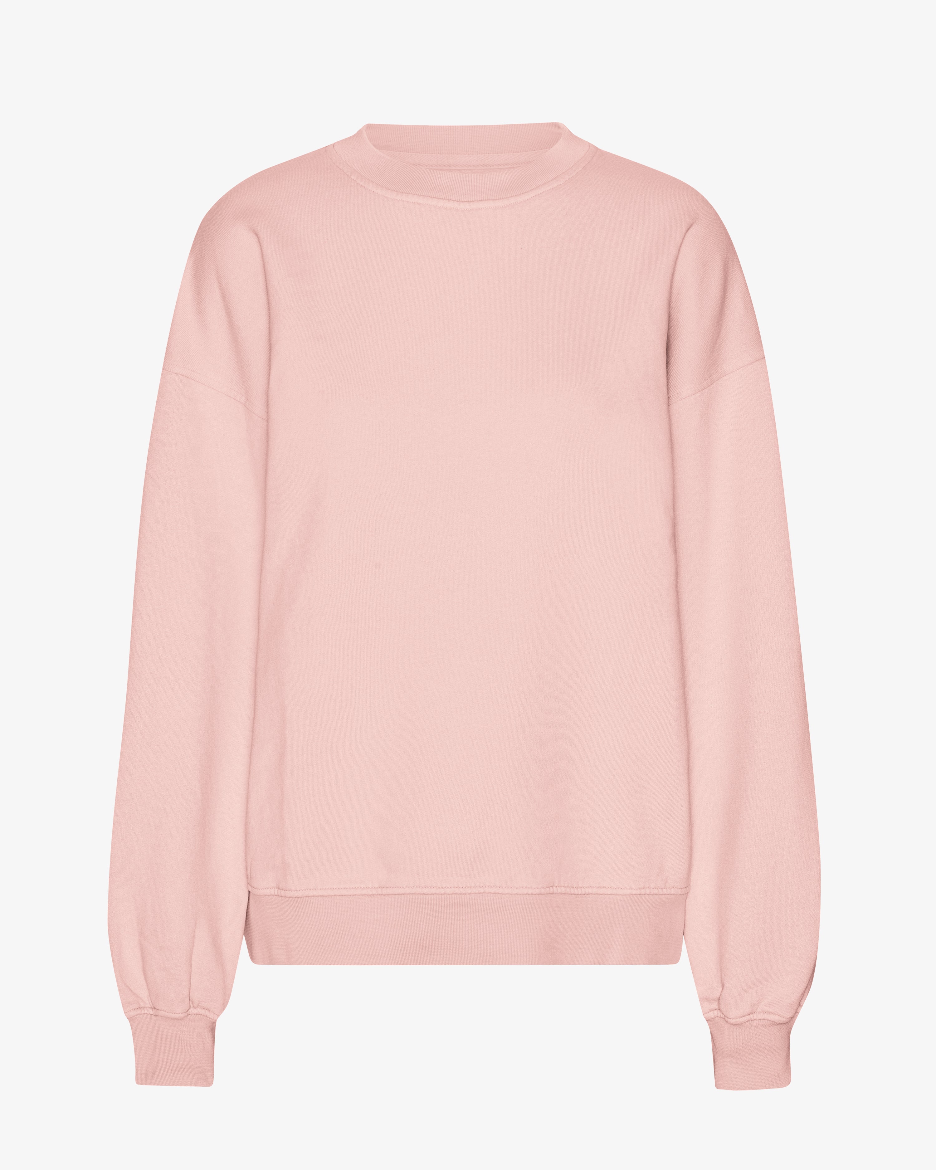 Organic Oversized Crew - Faded Pink