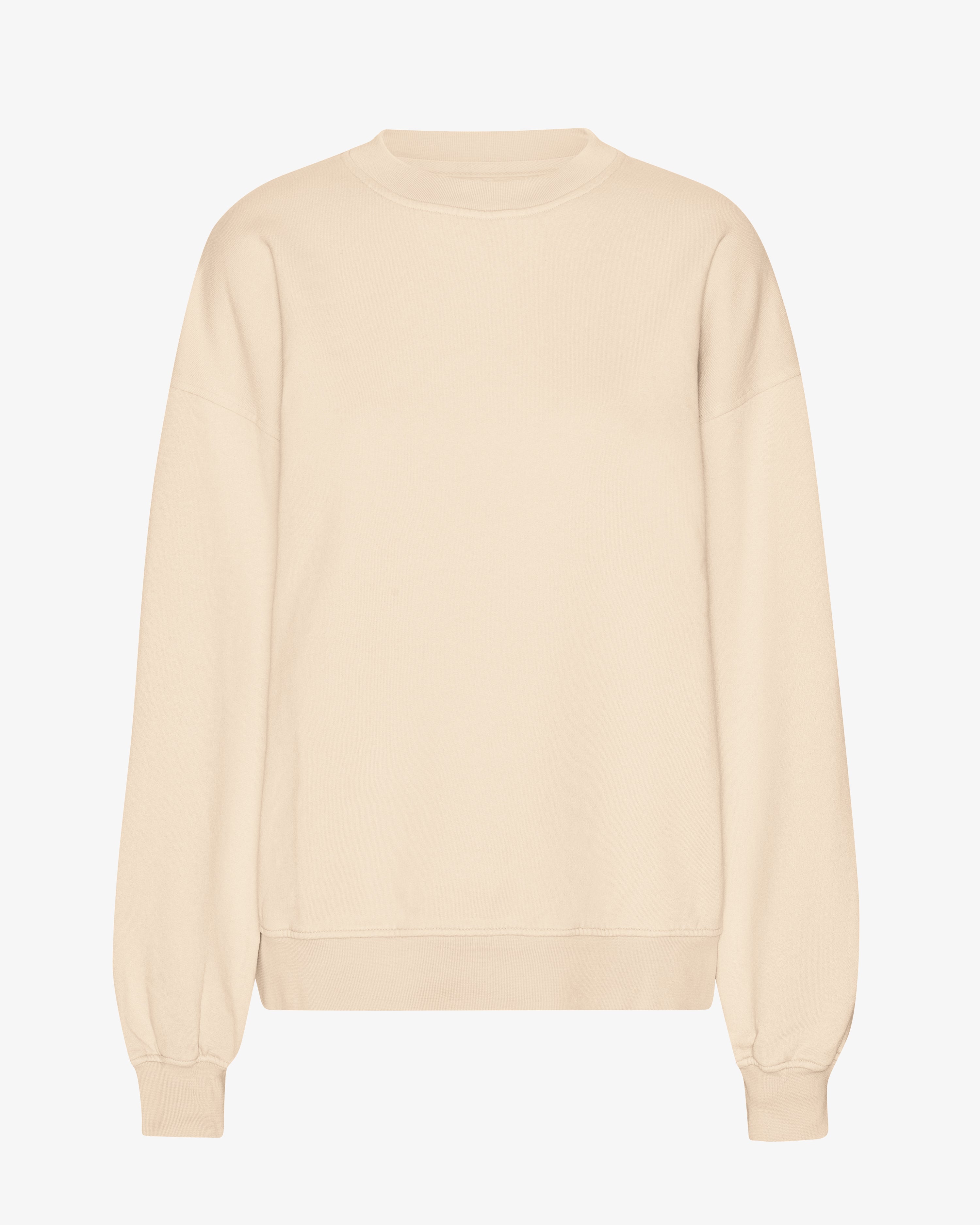 Organic Oversized Crew - Ivory White