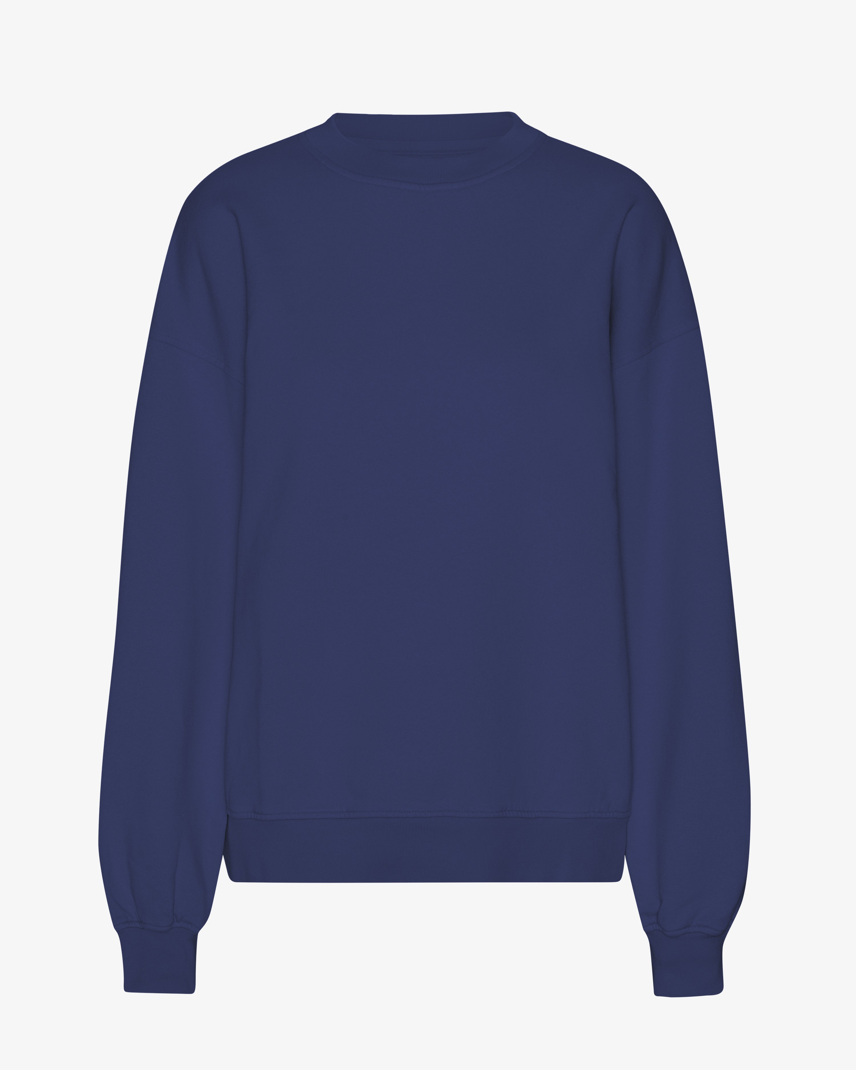 Organic Oversized Crew - Marine Blue