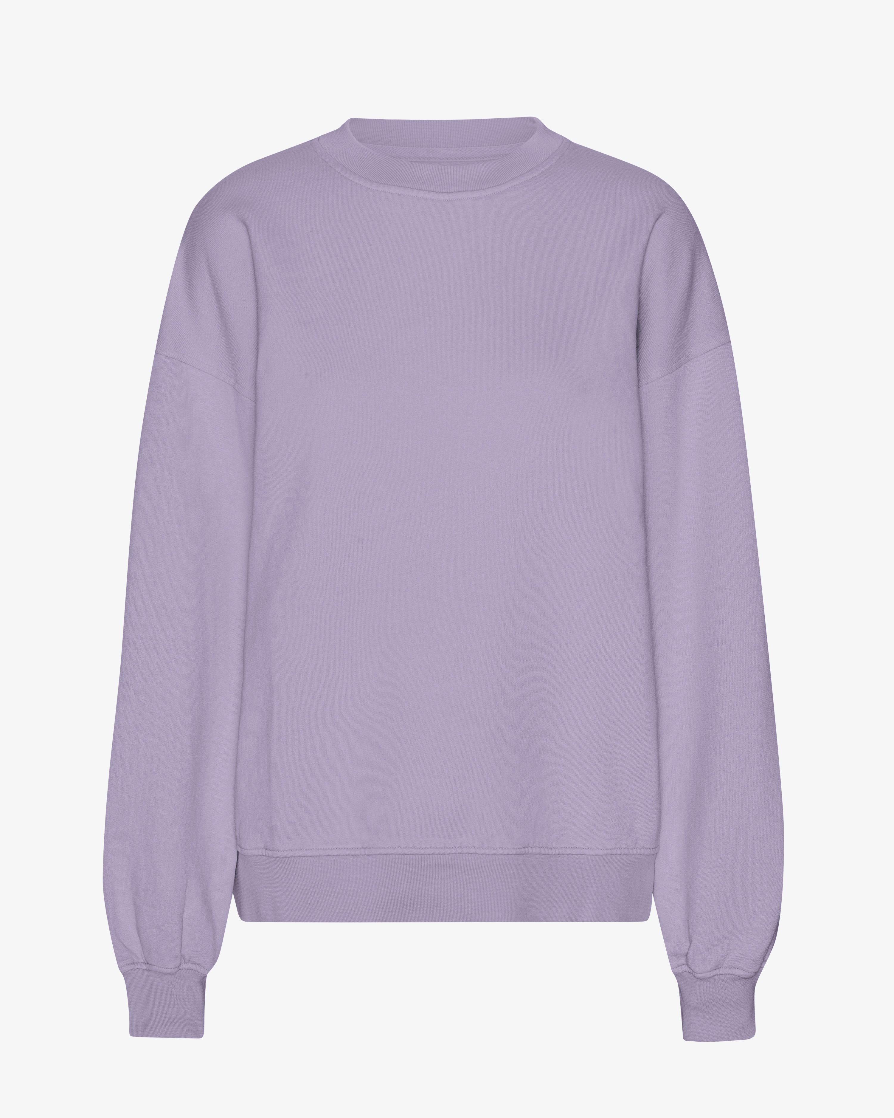 Organic Oversized Crew - Purple Jade