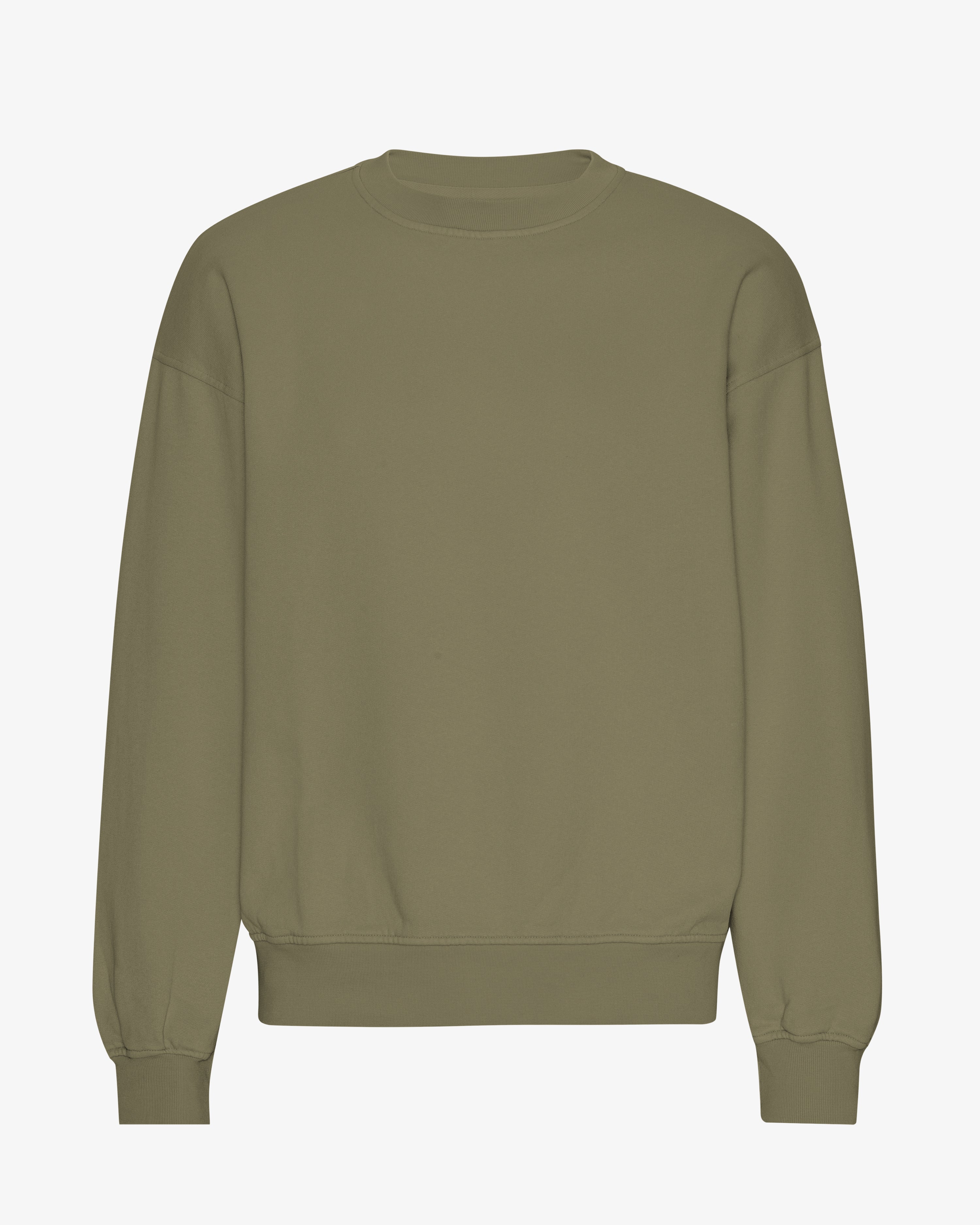 Organic Oversized Crew - Dusty Olive