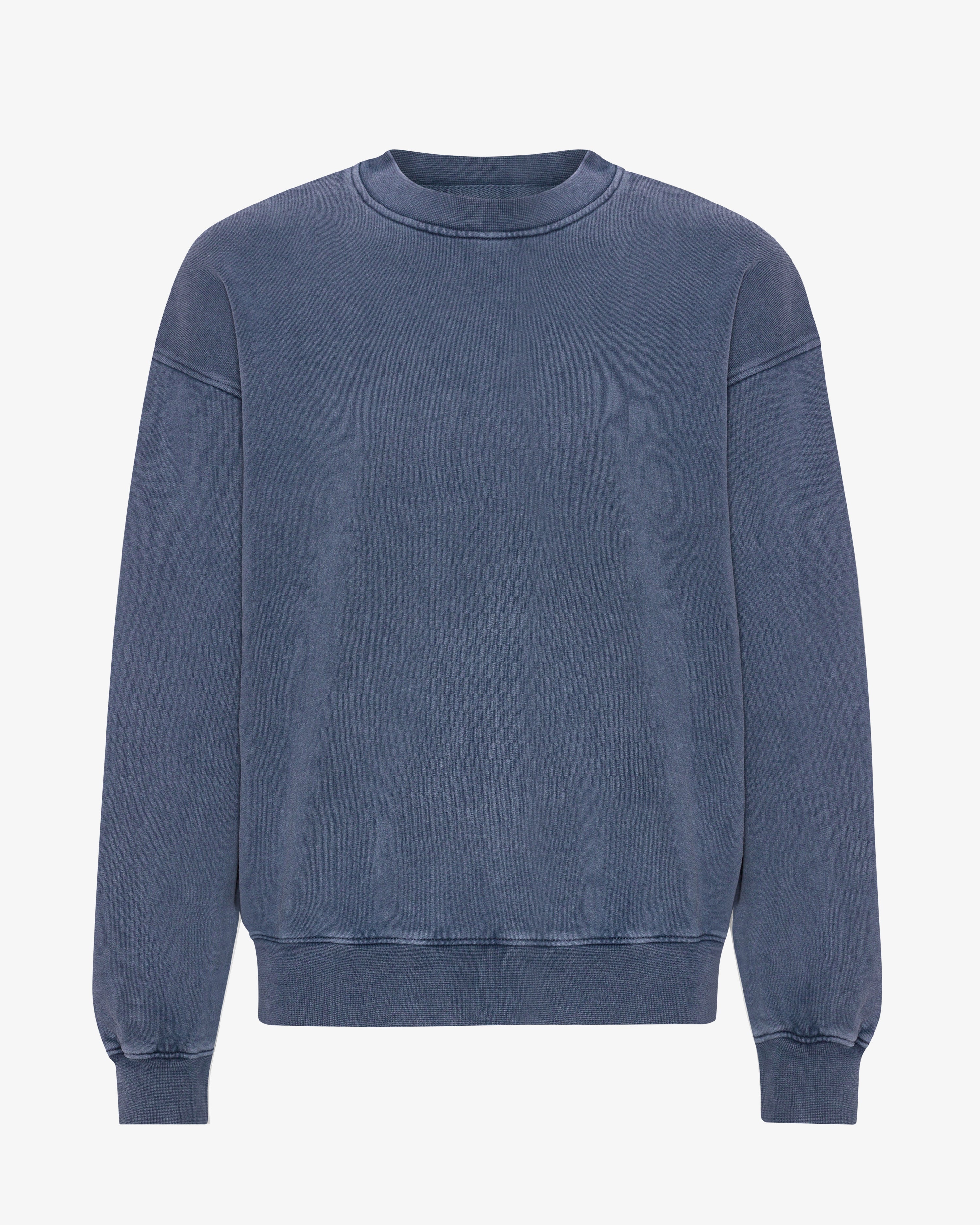 Organic Oversized Crew - Neptune Blue