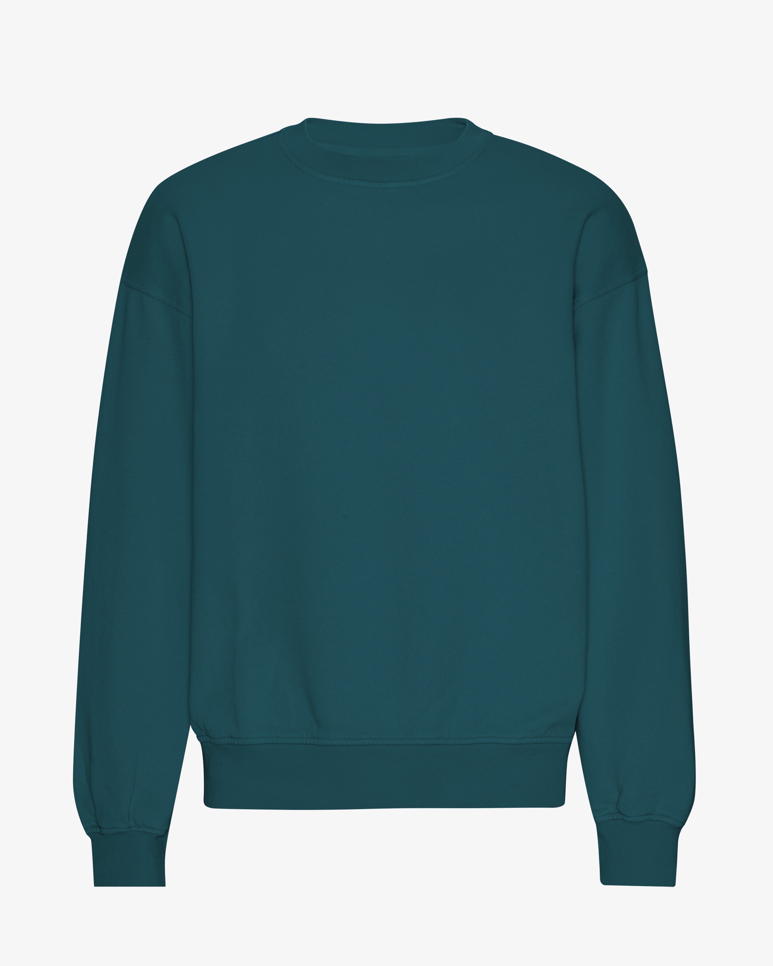 Organic Oversized Crew - Ocean Green