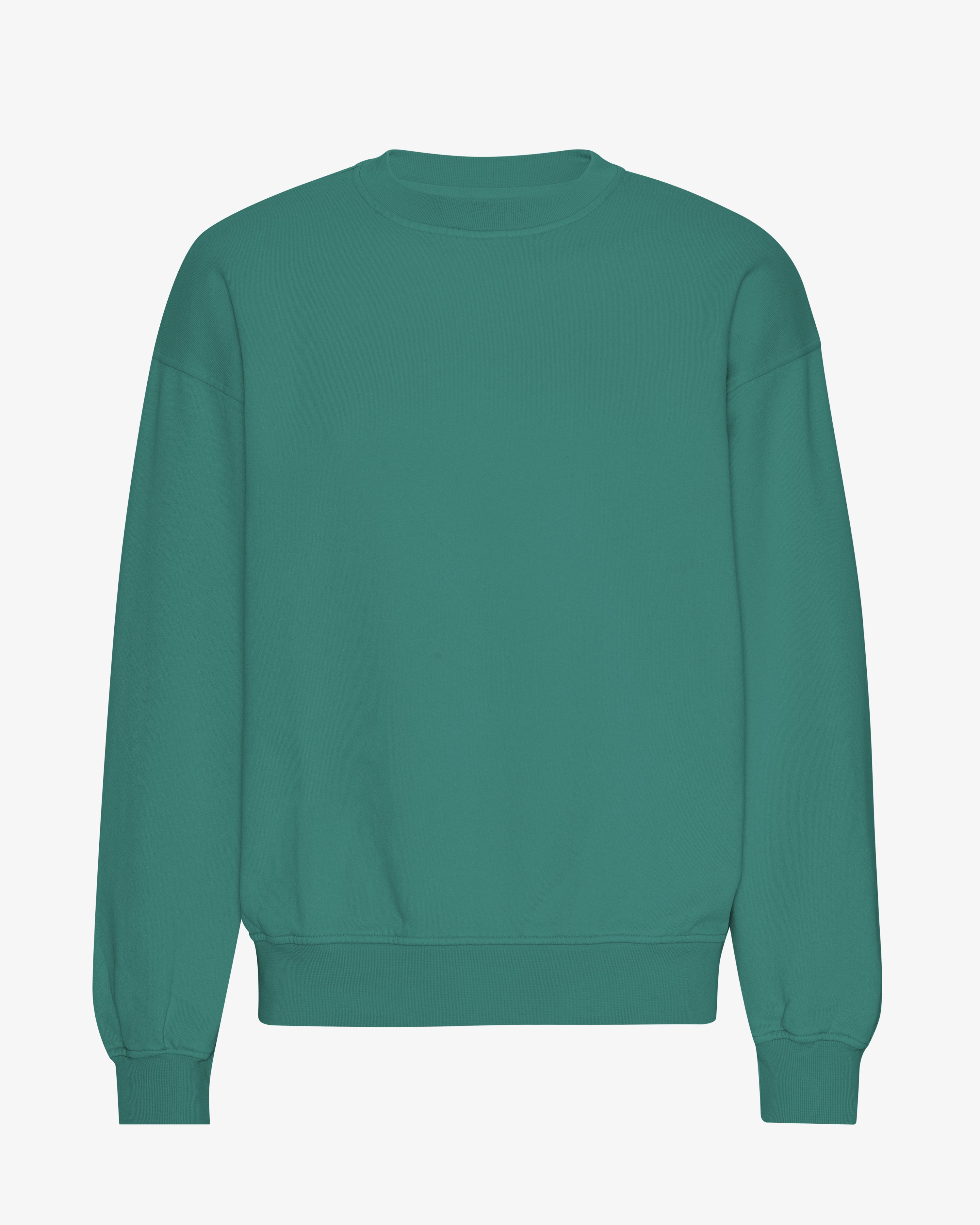 Organic Oversized Crew - Pine Green
