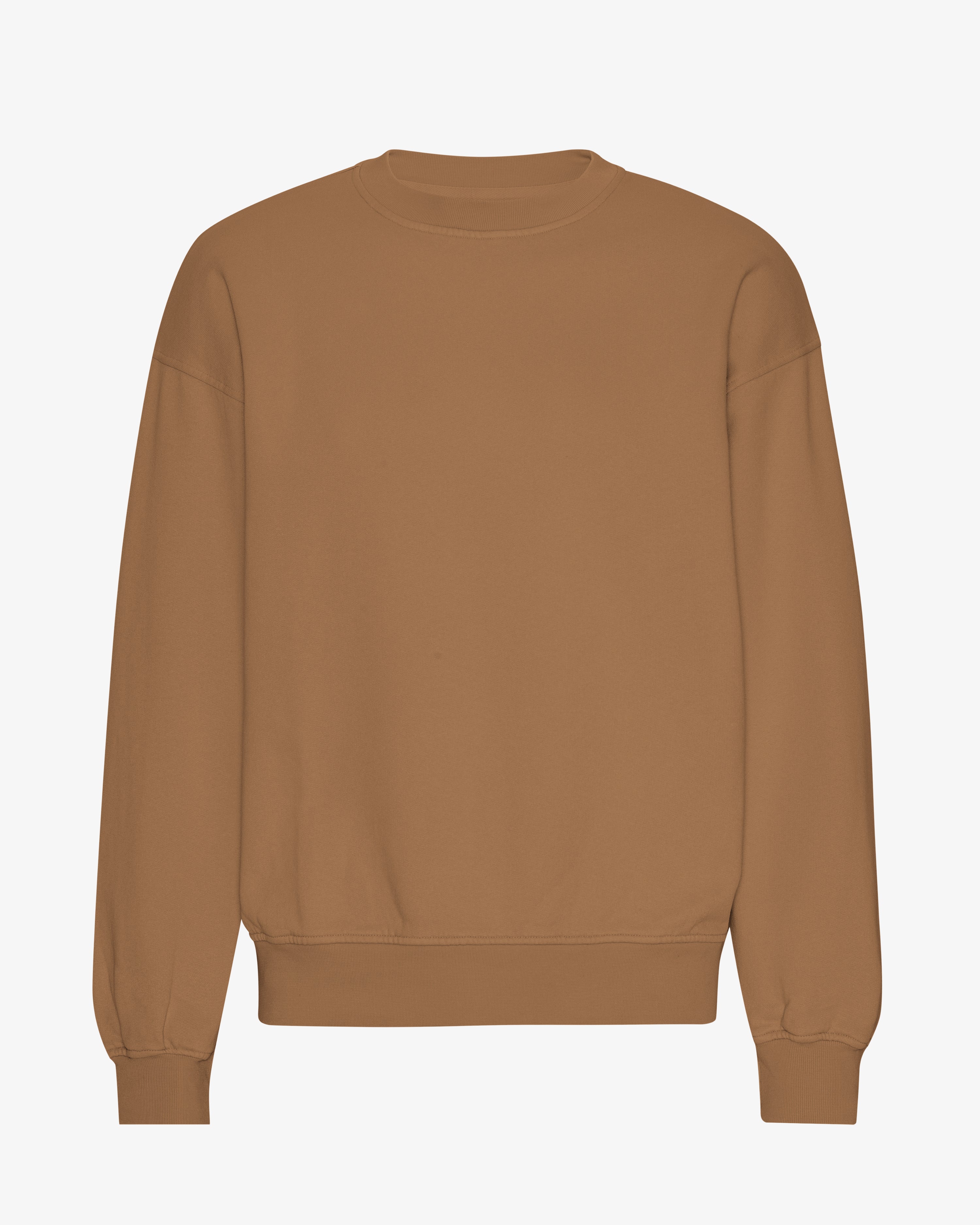 Organic Oversized Crew - Sahara Camel