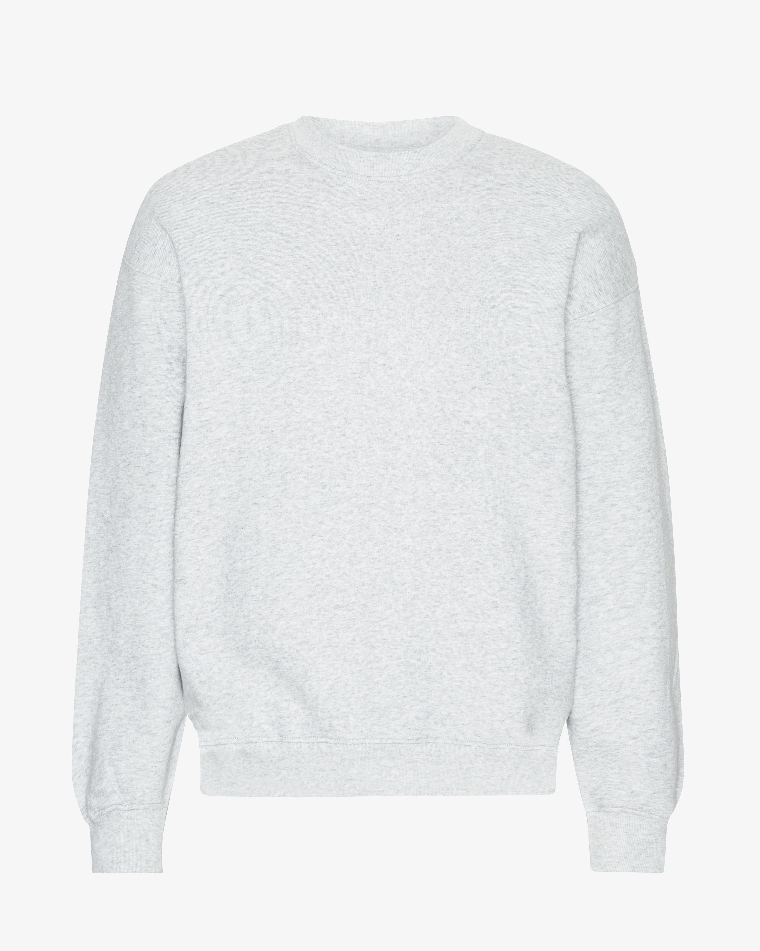 Organic Oversized Crew - Snow Melange
