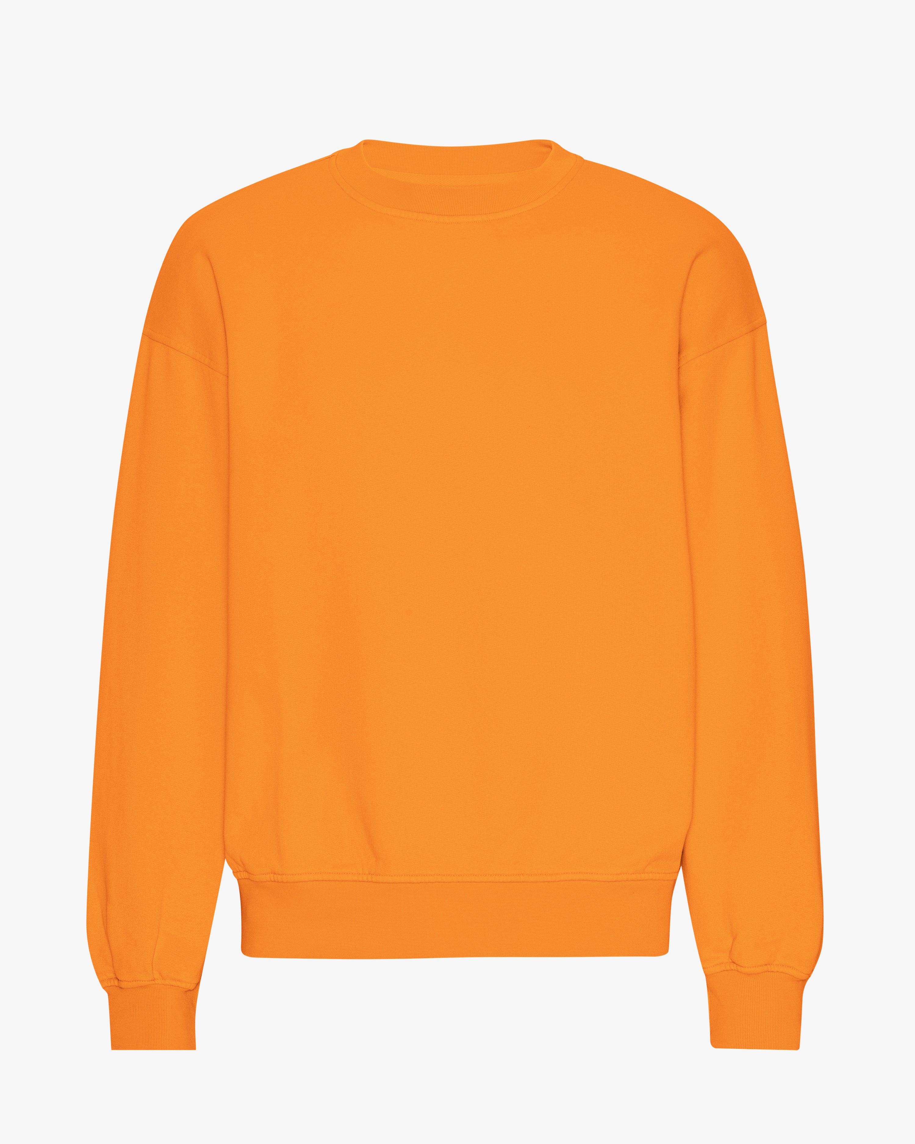 Organic Oversized Crew - Sunny Orange