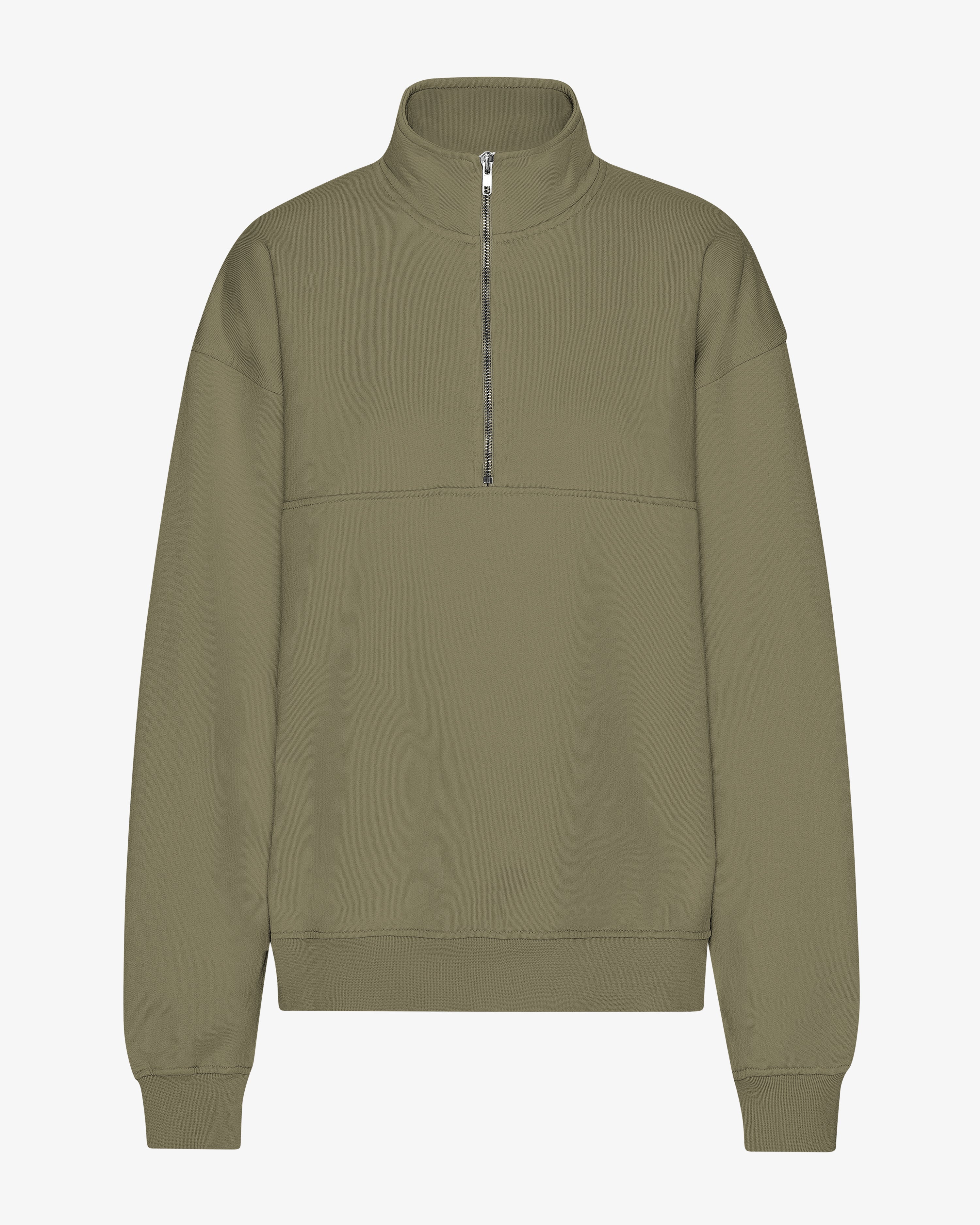 Organic Quarter Zip - Dusty Olive