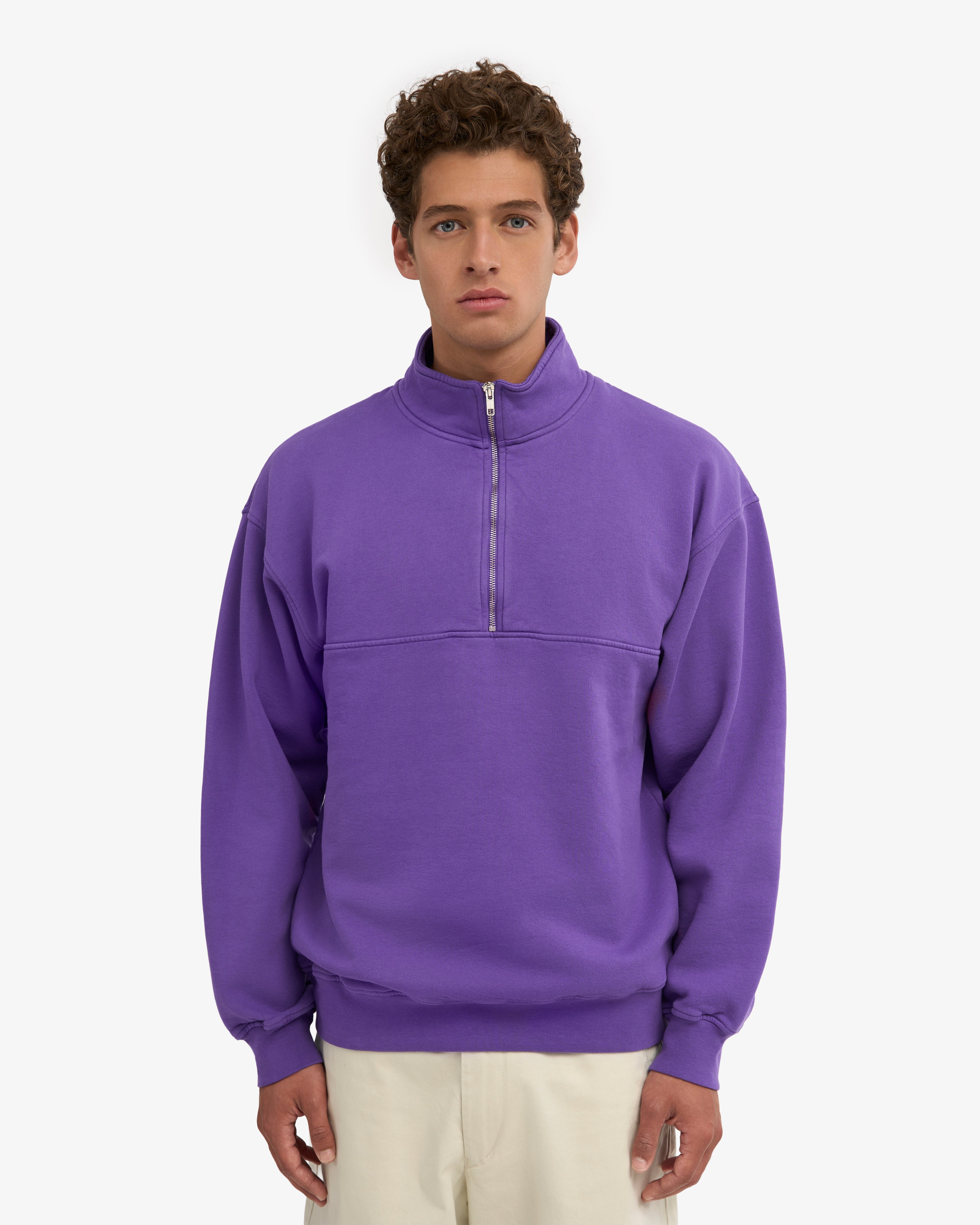 Organic Quarter Zip - Ultra Violet