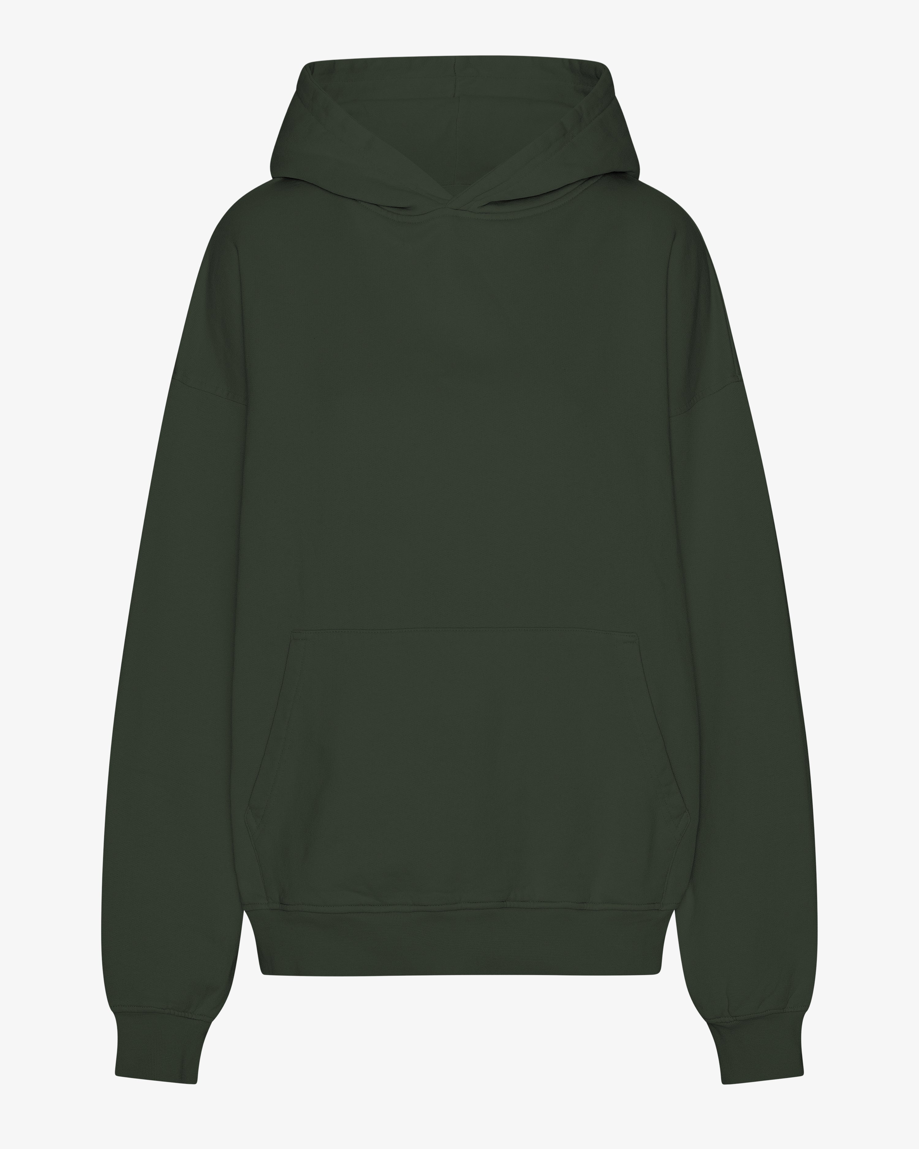 Organic Oversized Hood - Hunter Green