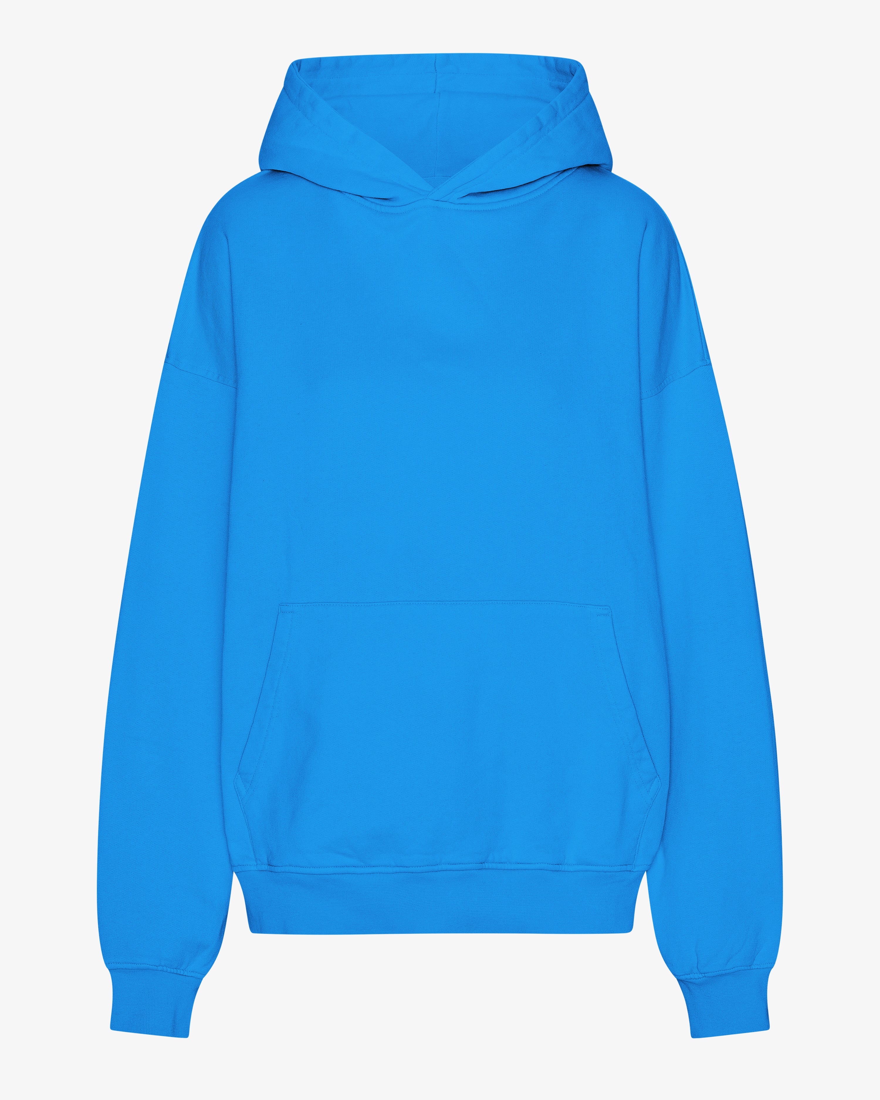 Organic Oversized Hood - Pacific Blue