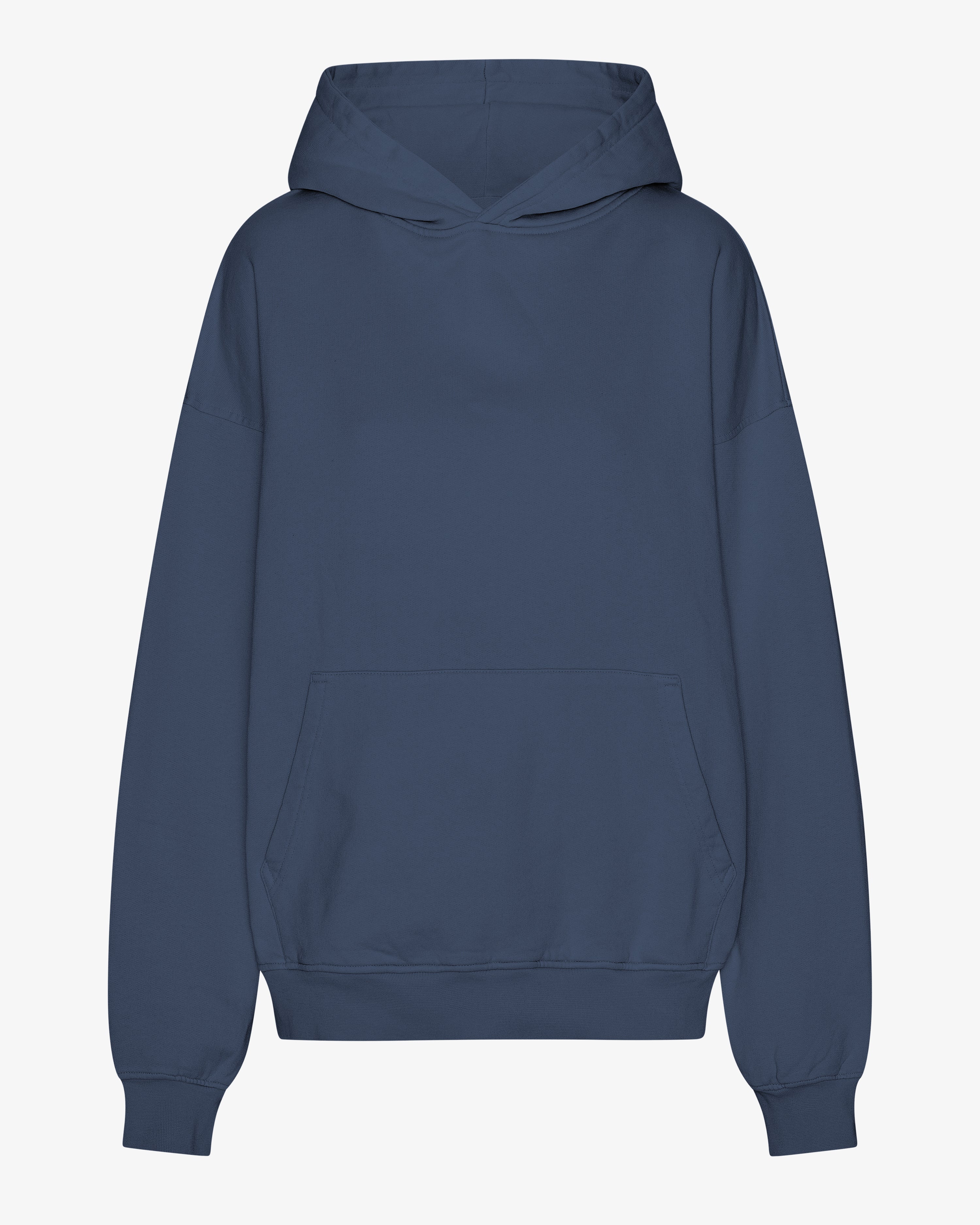 Organic Oversized Hood - Petrol Blue