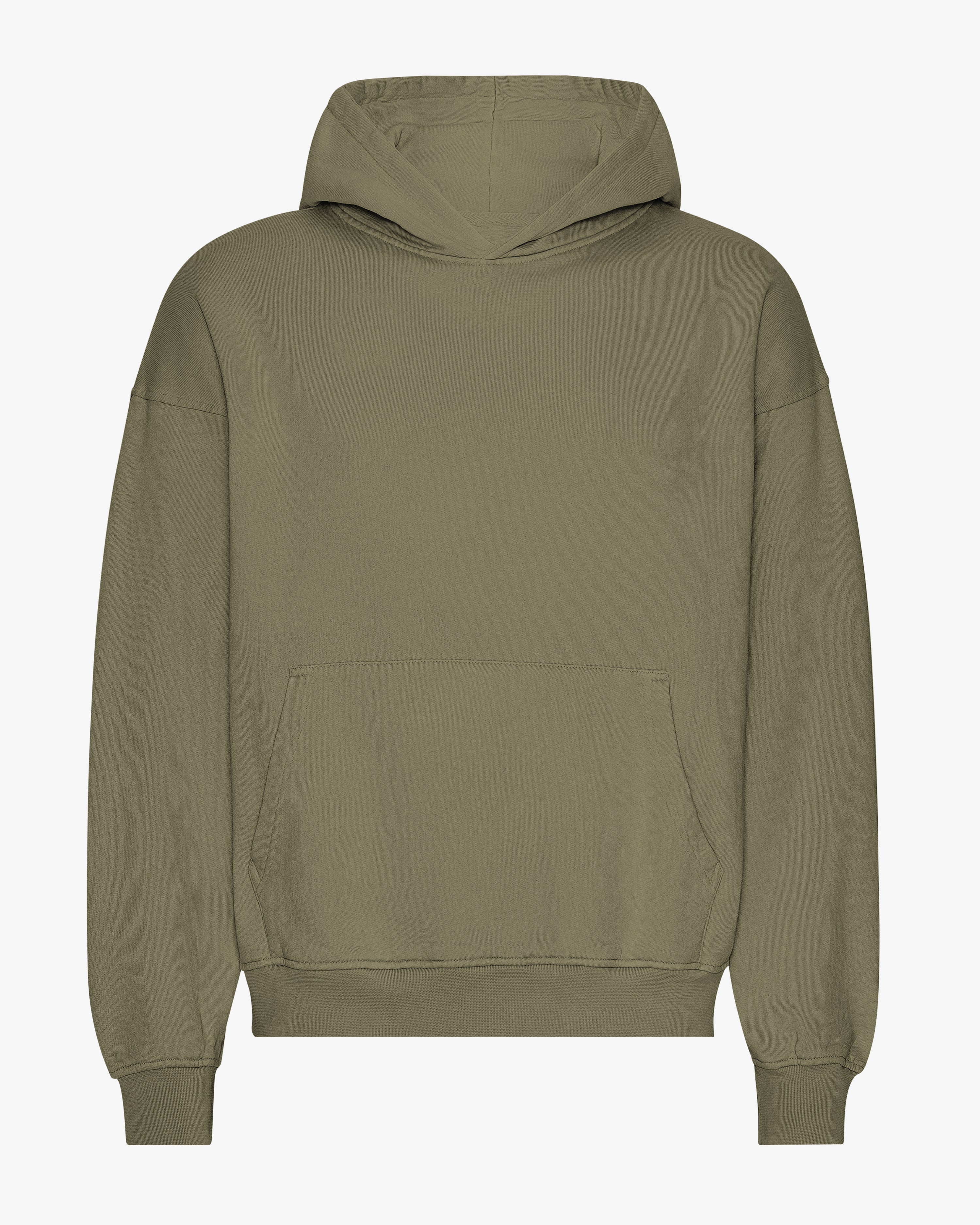 Organic Oversized Hood - Dusty Olive