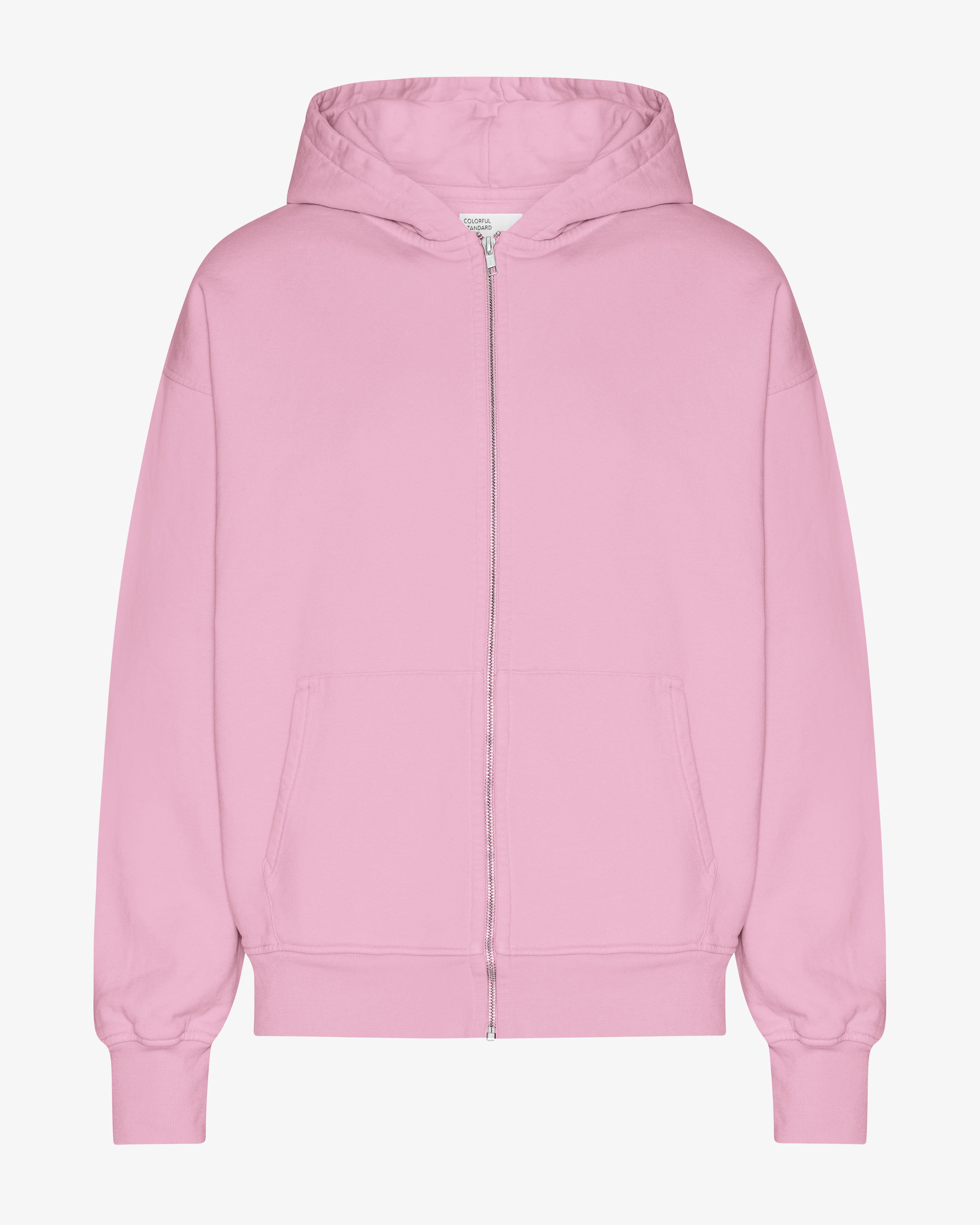 Organic Oversized Zip Hood - Cherry Blossom