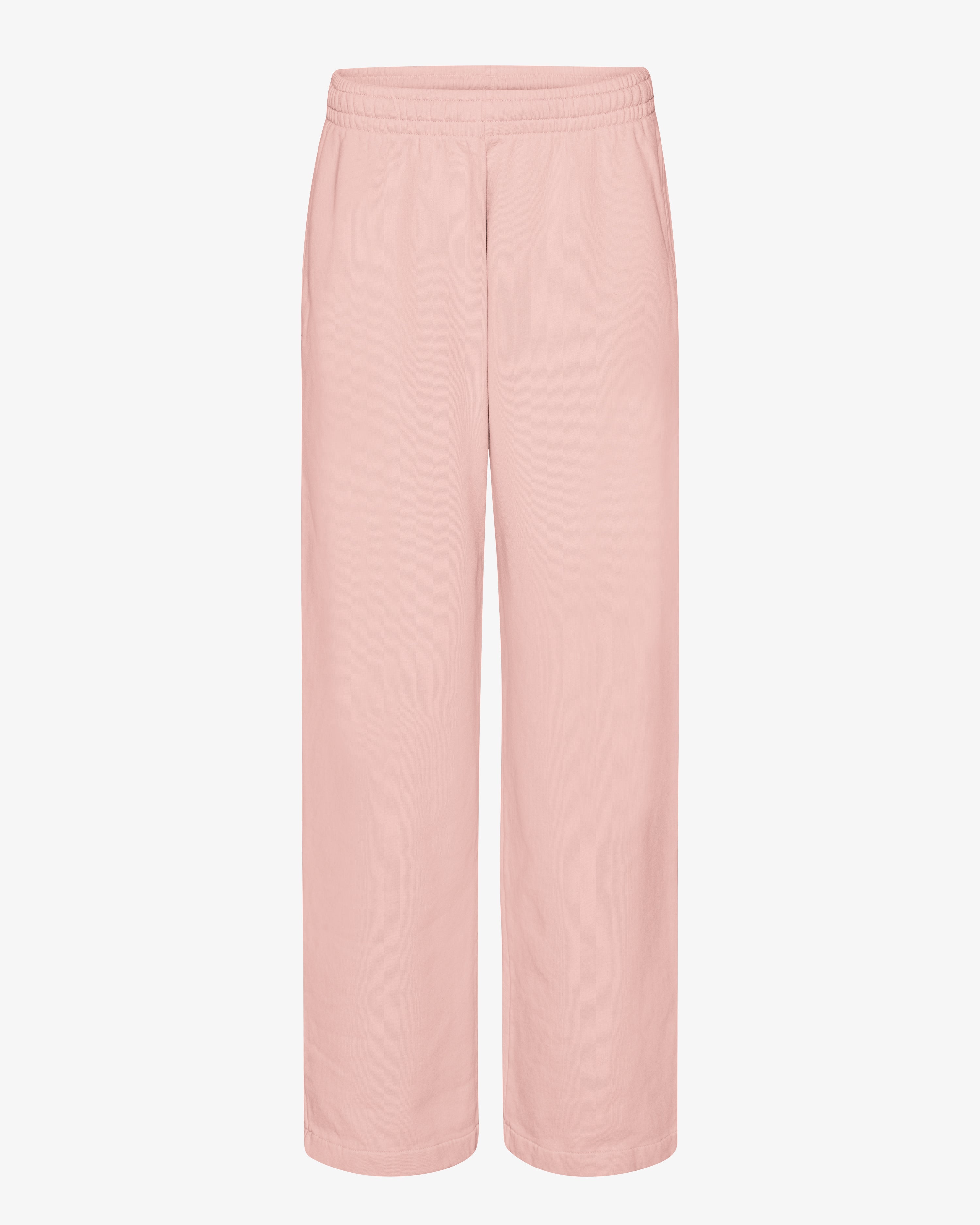 Organic Straight Leg Sweatpants - Faded Pink