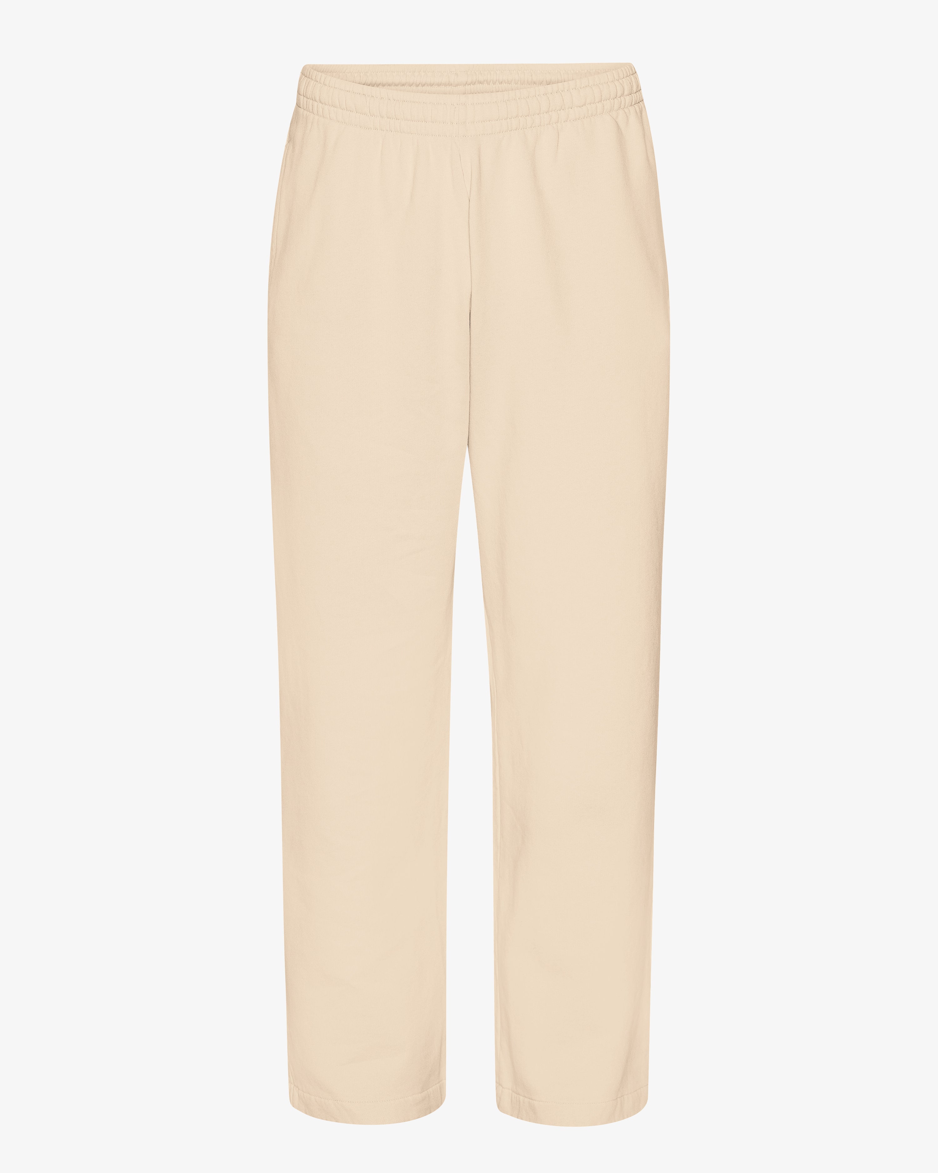 Organic Straight Leg Sweatpants - Ivory White