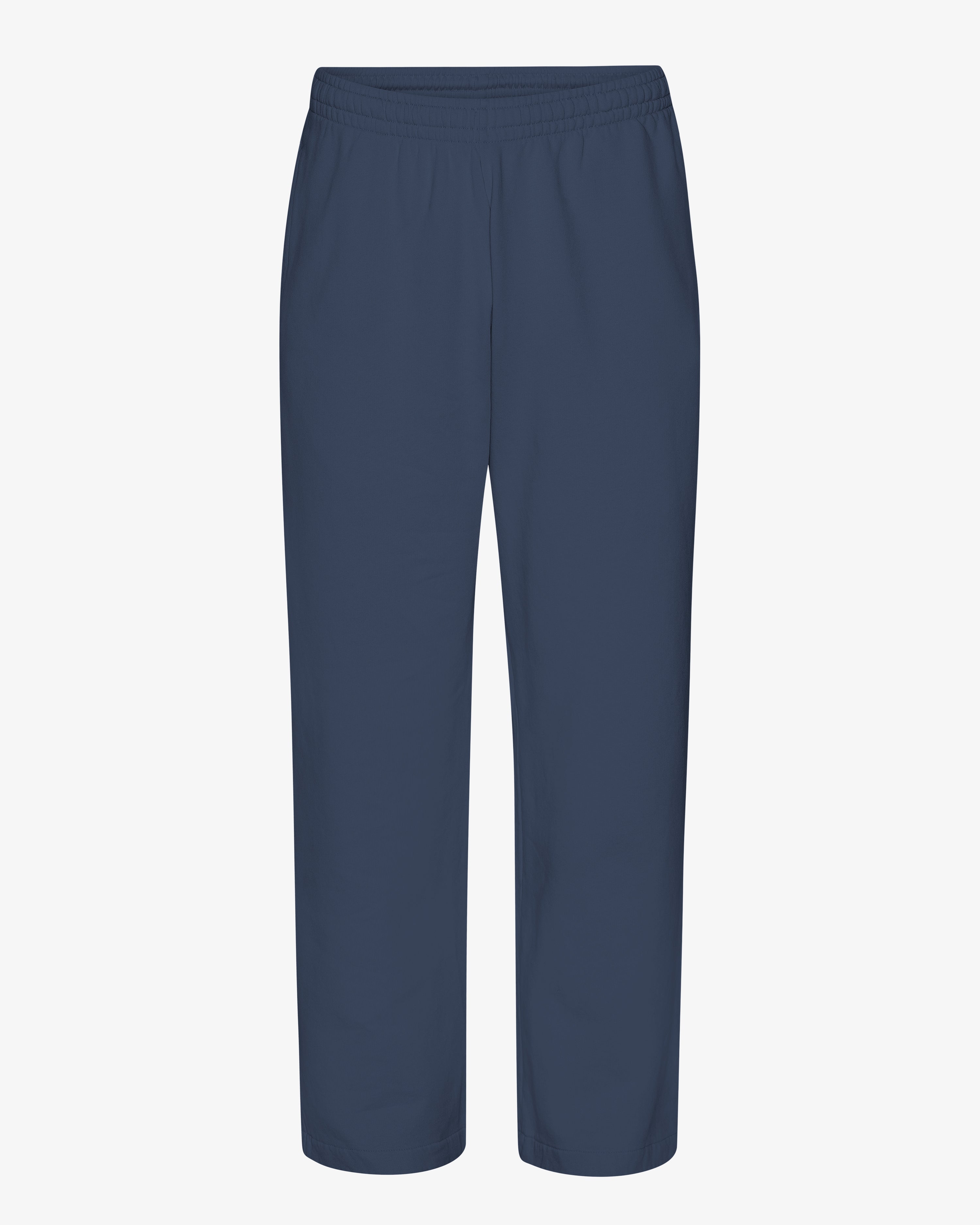 Organic Straight Leg Sweatpants - Petrol Blue
