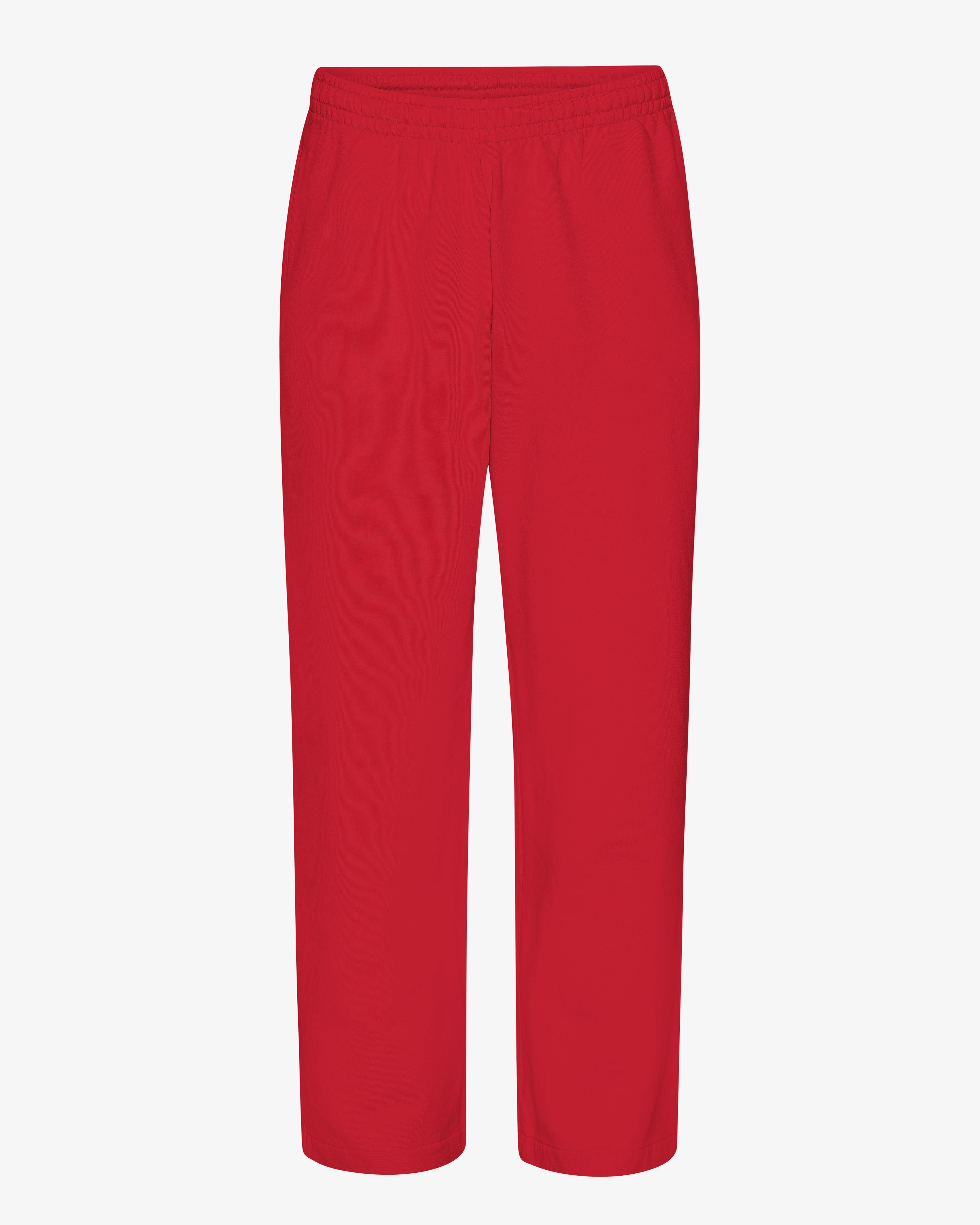 Organic Straight Leg Sweatpants - Scarlet Red