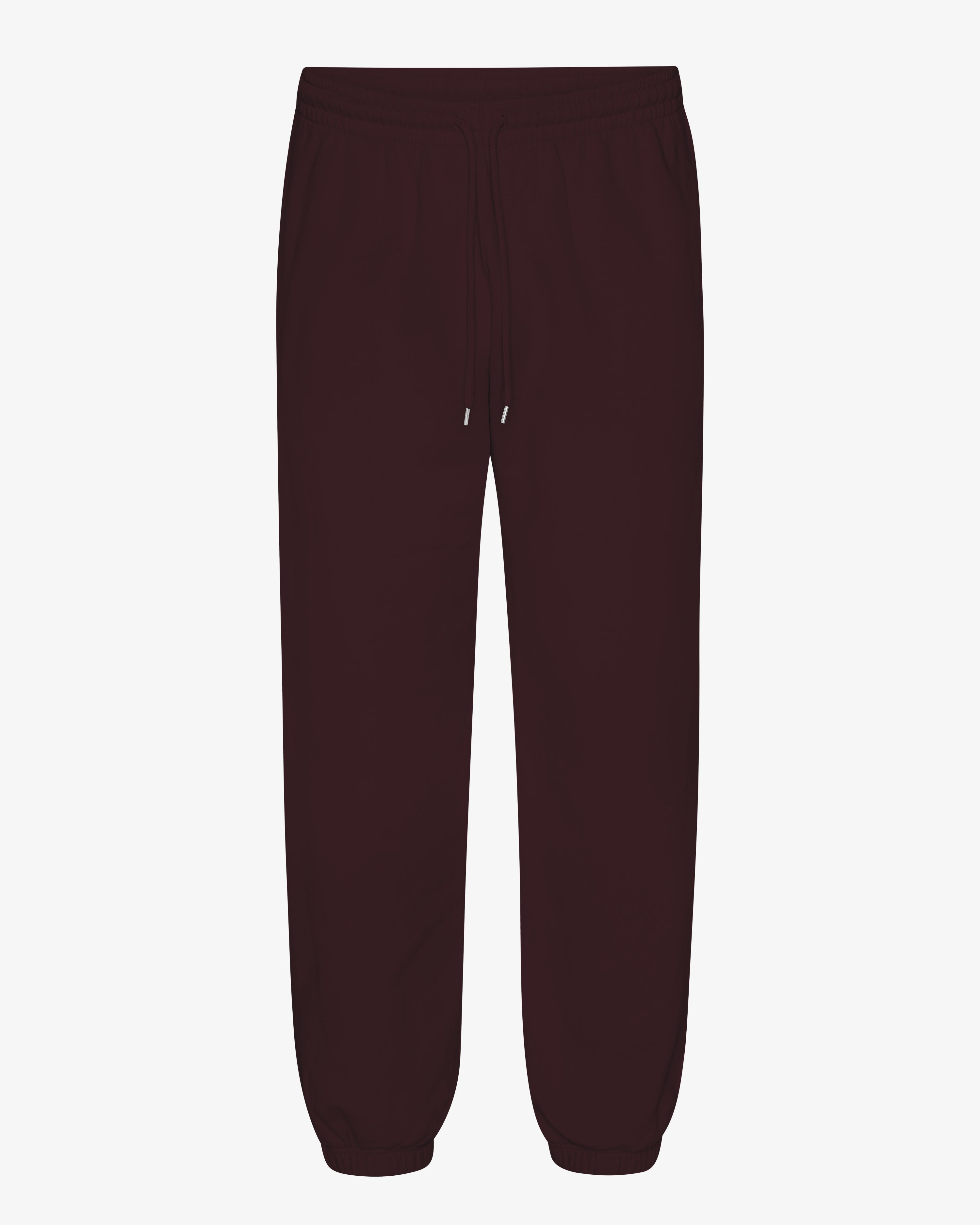 Organic Relaxed Sweatpants - Oxblood Red