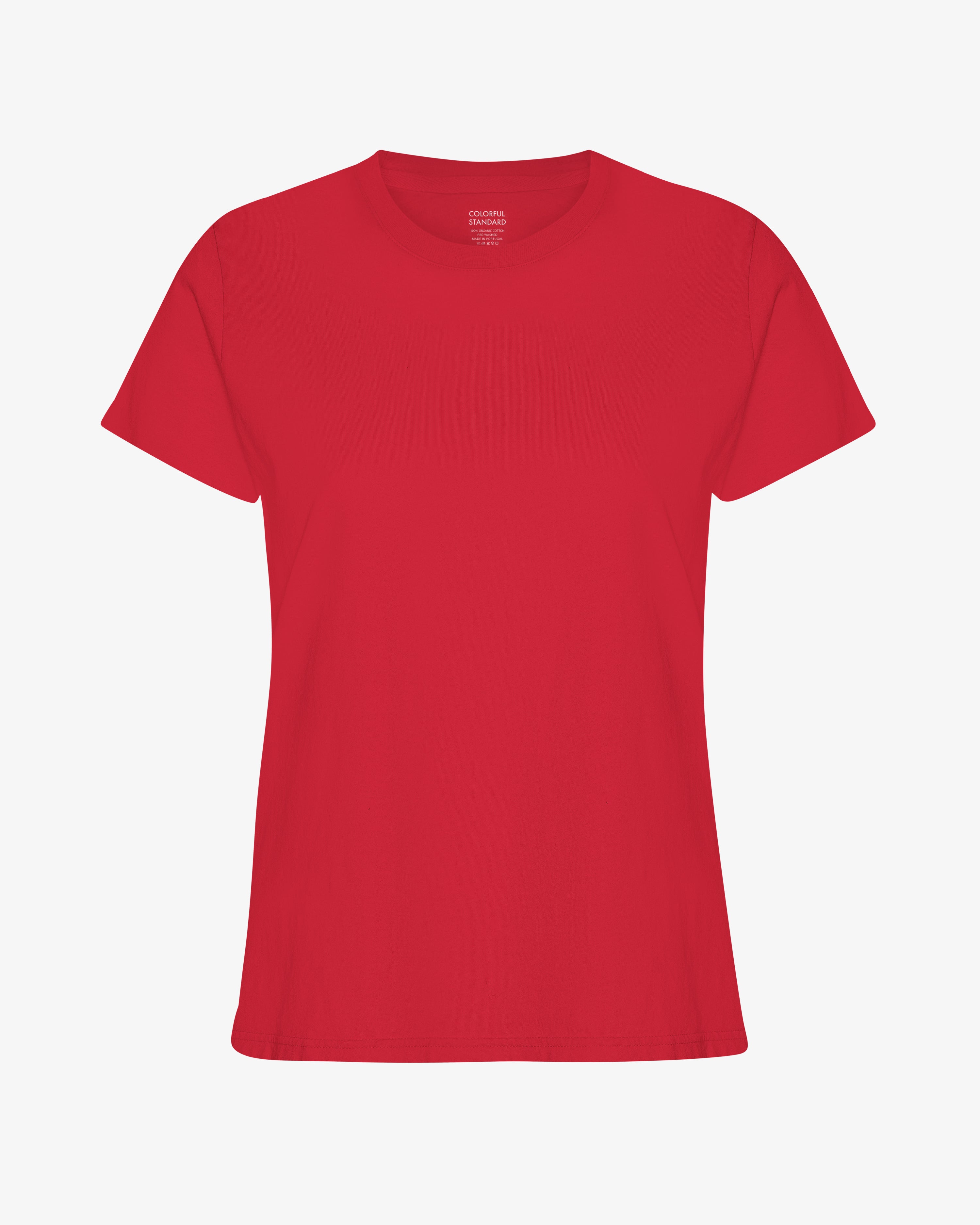 Women Light Organic Tee - Scarlet Red