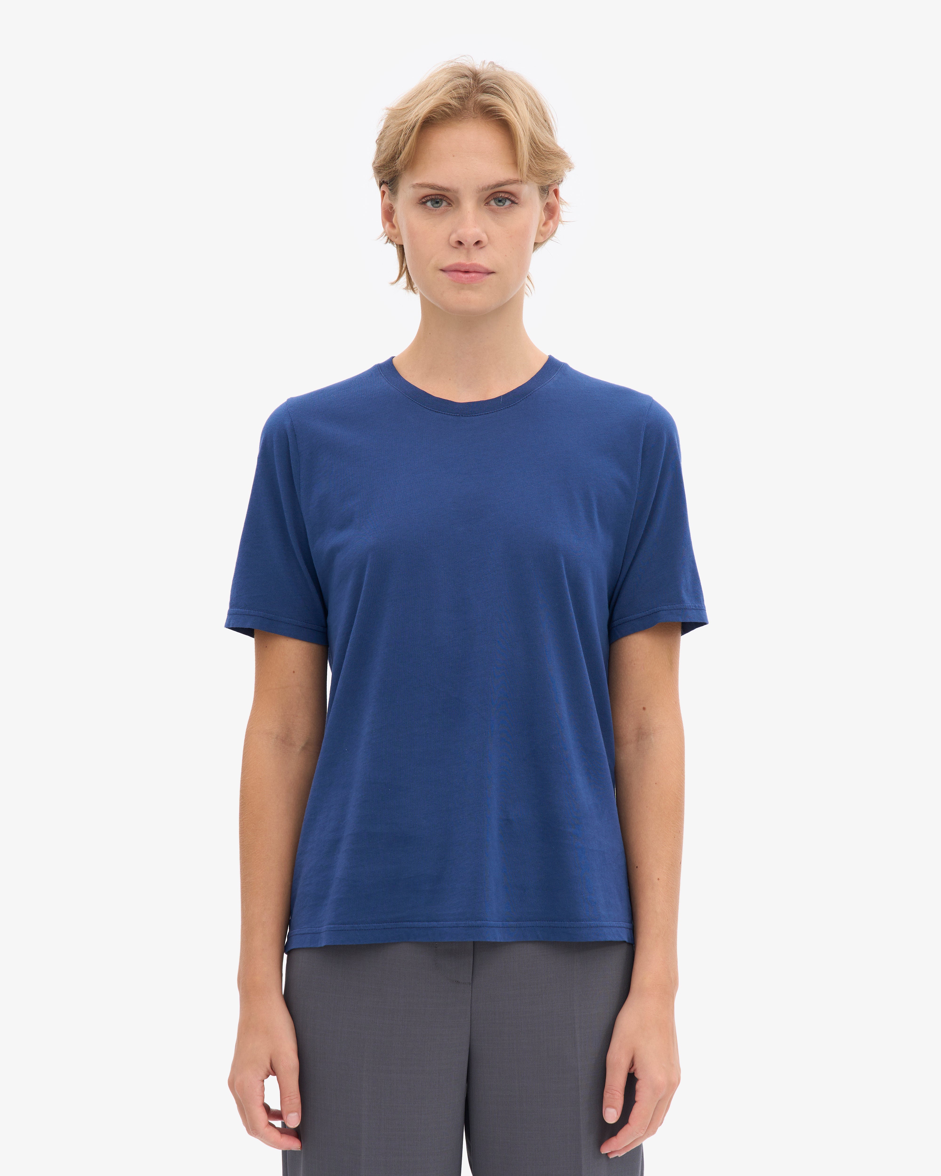 Women Light Organic Tee - Marine Blue