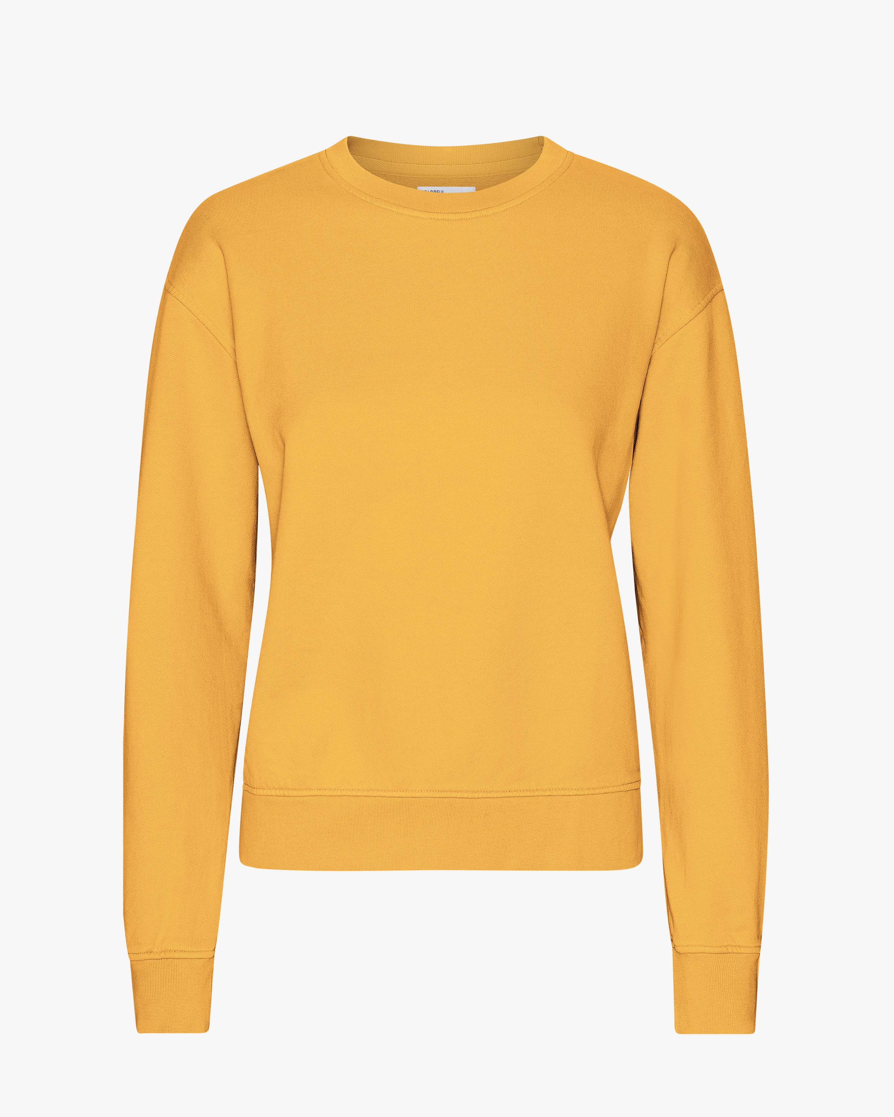 Women Classic Organic Crew - Burned Yellow