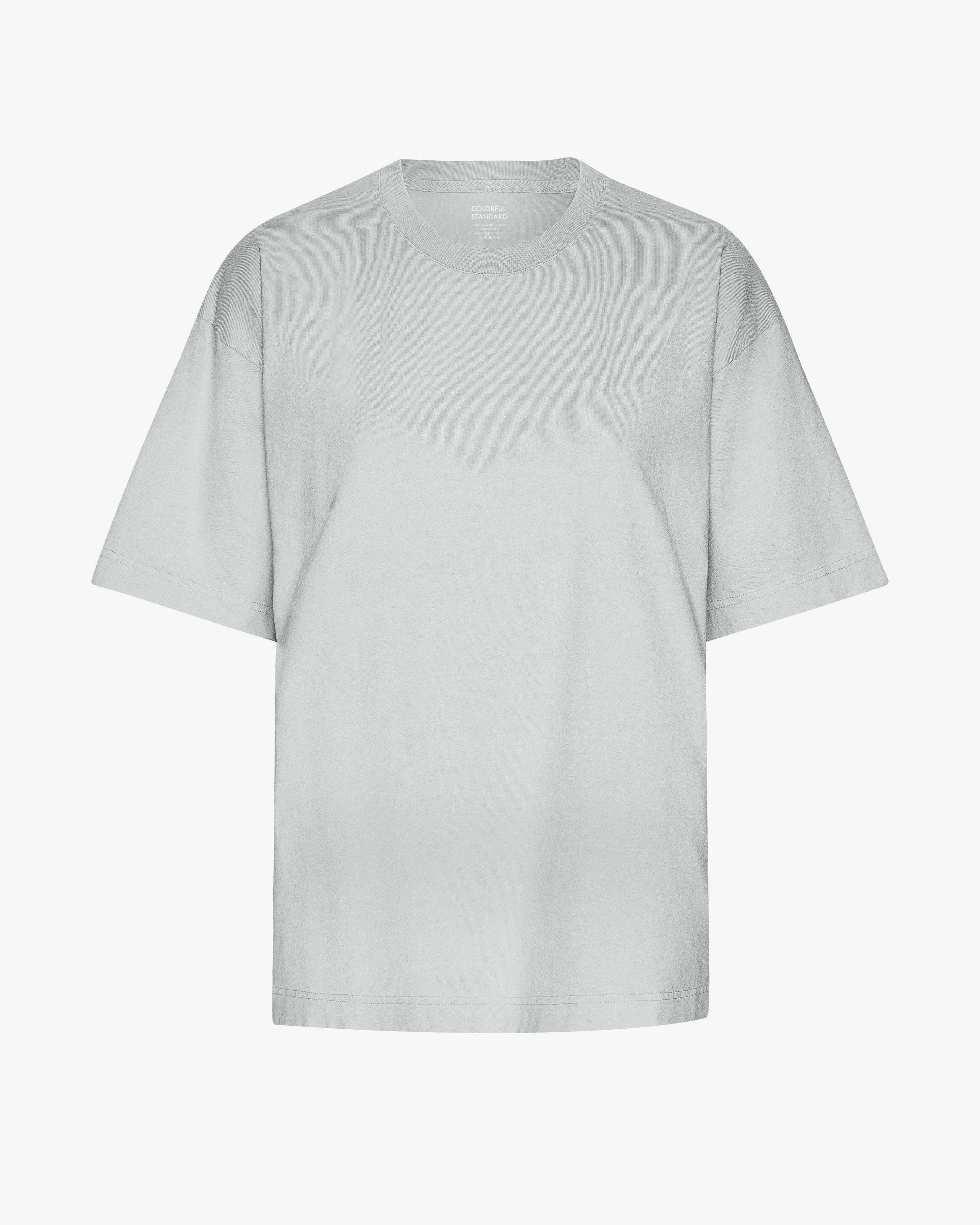 Oversized Organic T-Shirt - Faded Grey