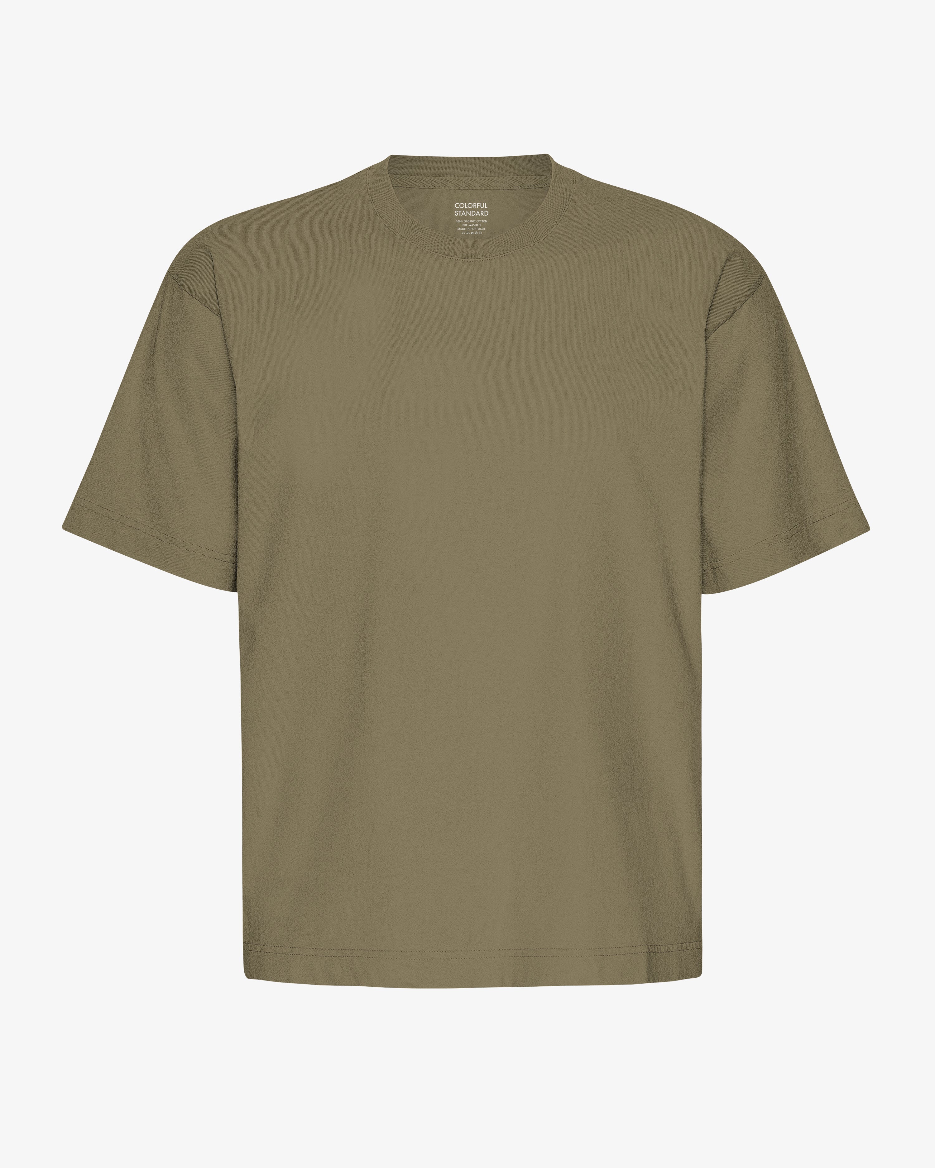 Oversized Organic T-Shirt - Dusty Olive