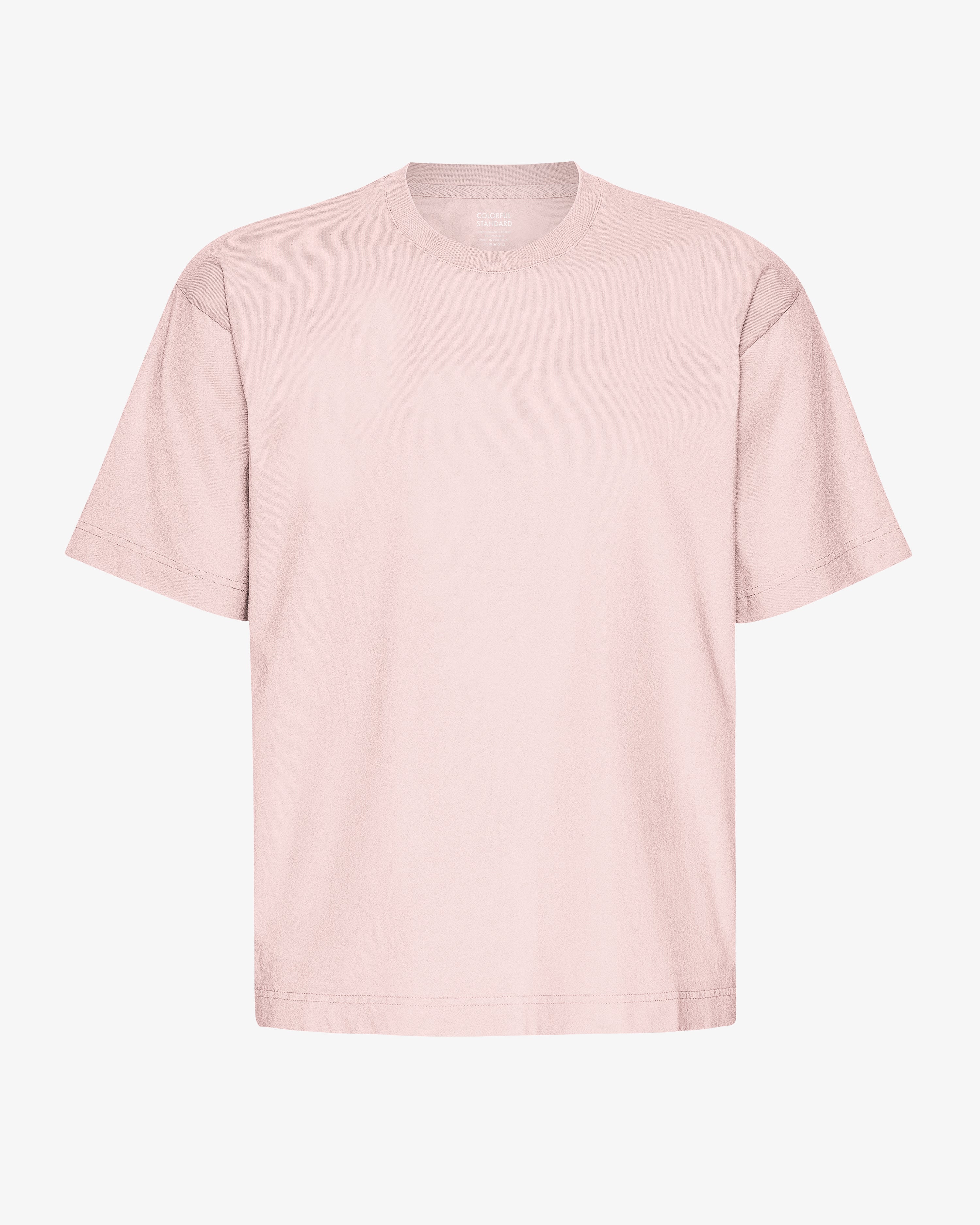 Oversized Organic T-Shirt - Faded Pink