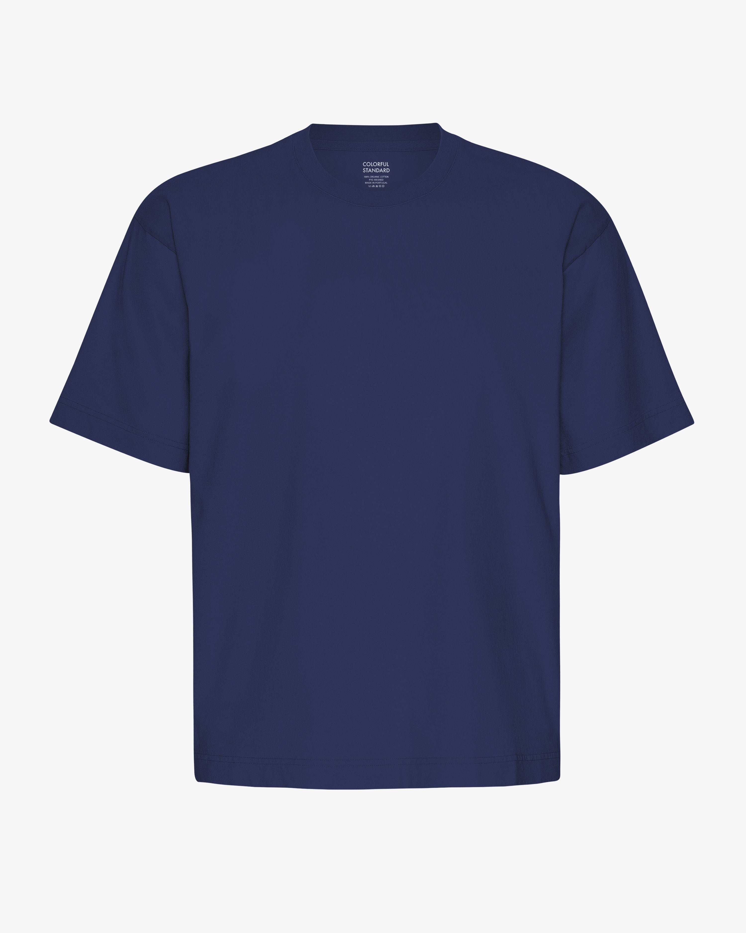 Oversized Organic T-Shirt - Marine Blue