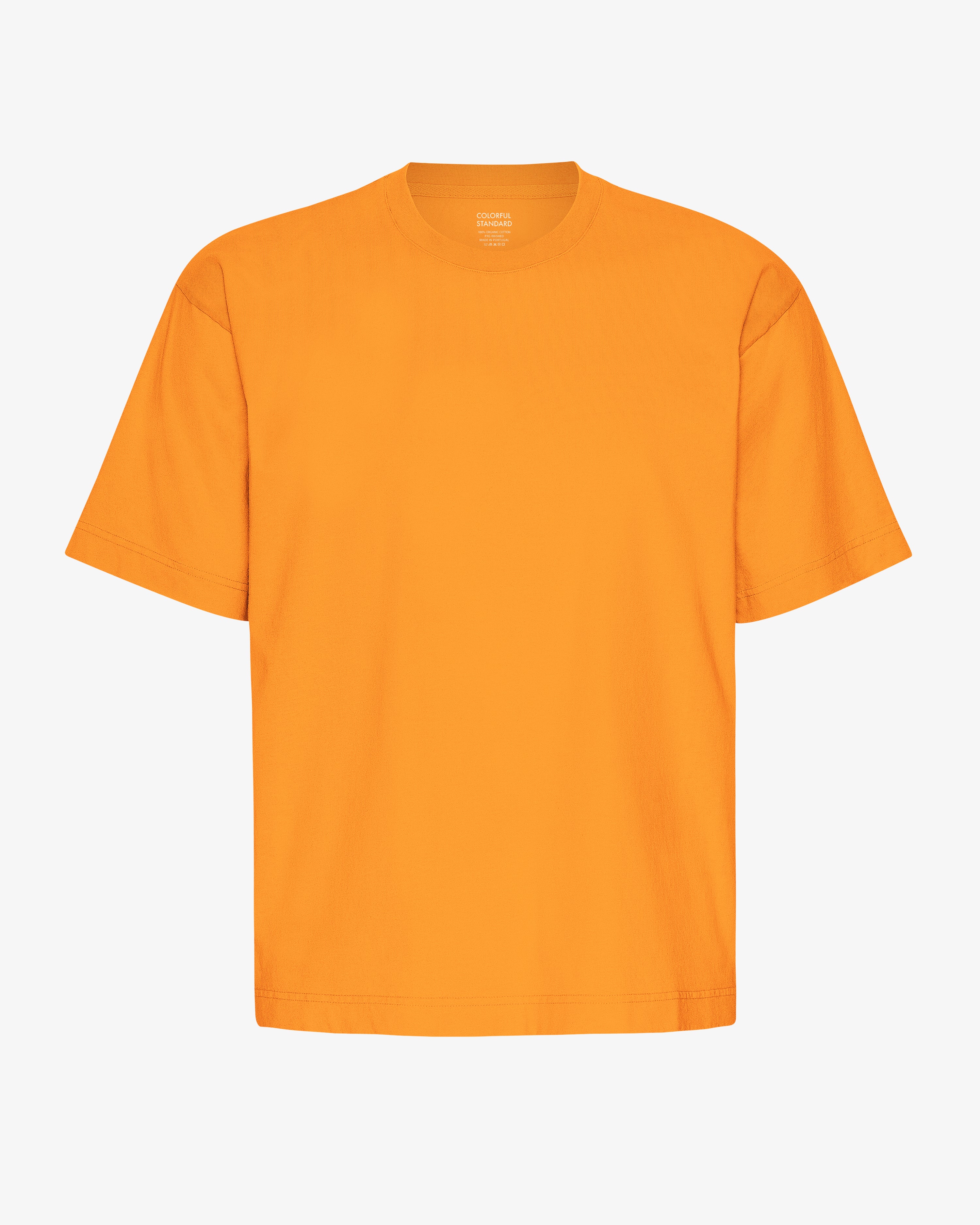 Oversized Organic T-Shirt - Sunny Orange