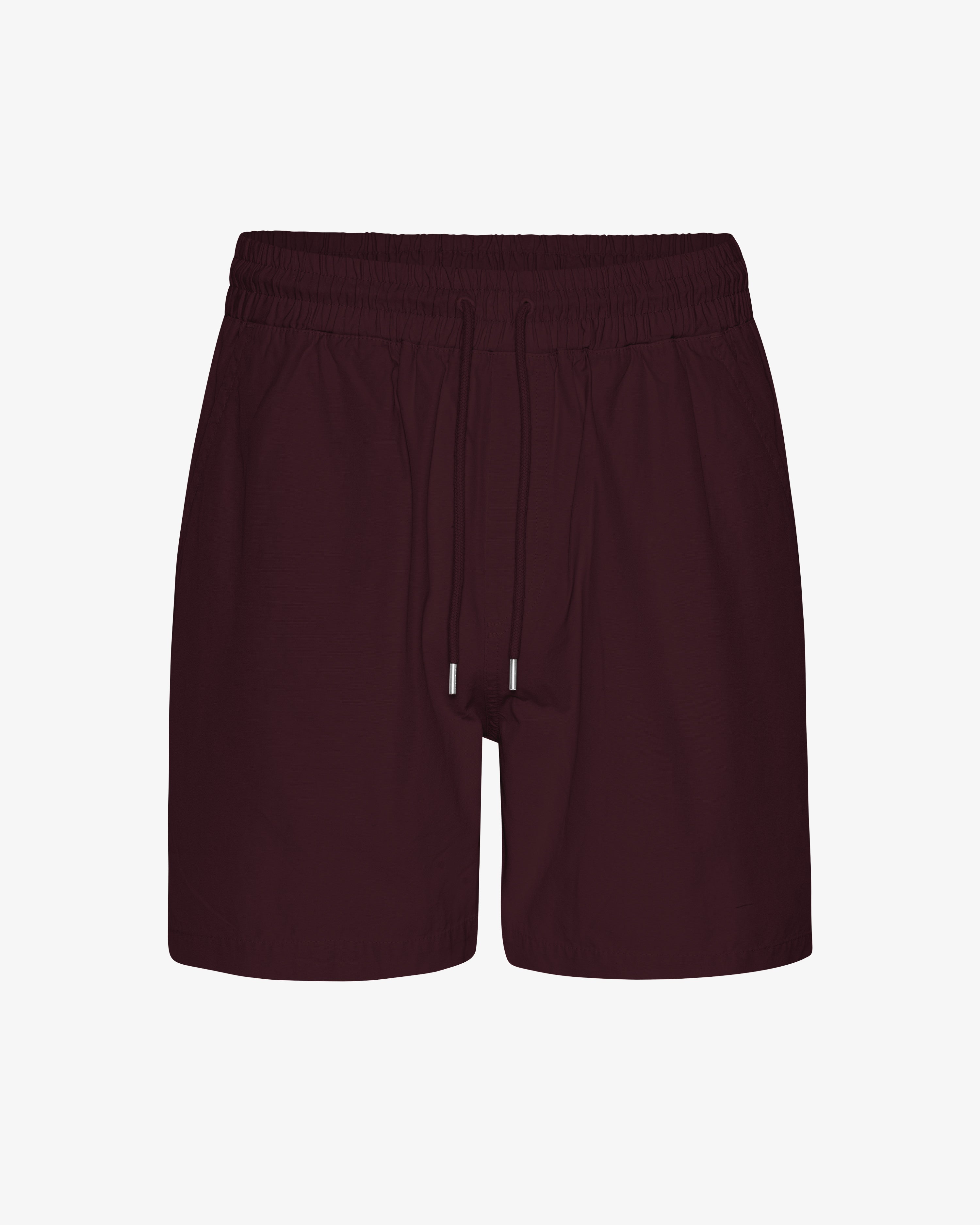 Organic Twill Shorts - Oxblood Red