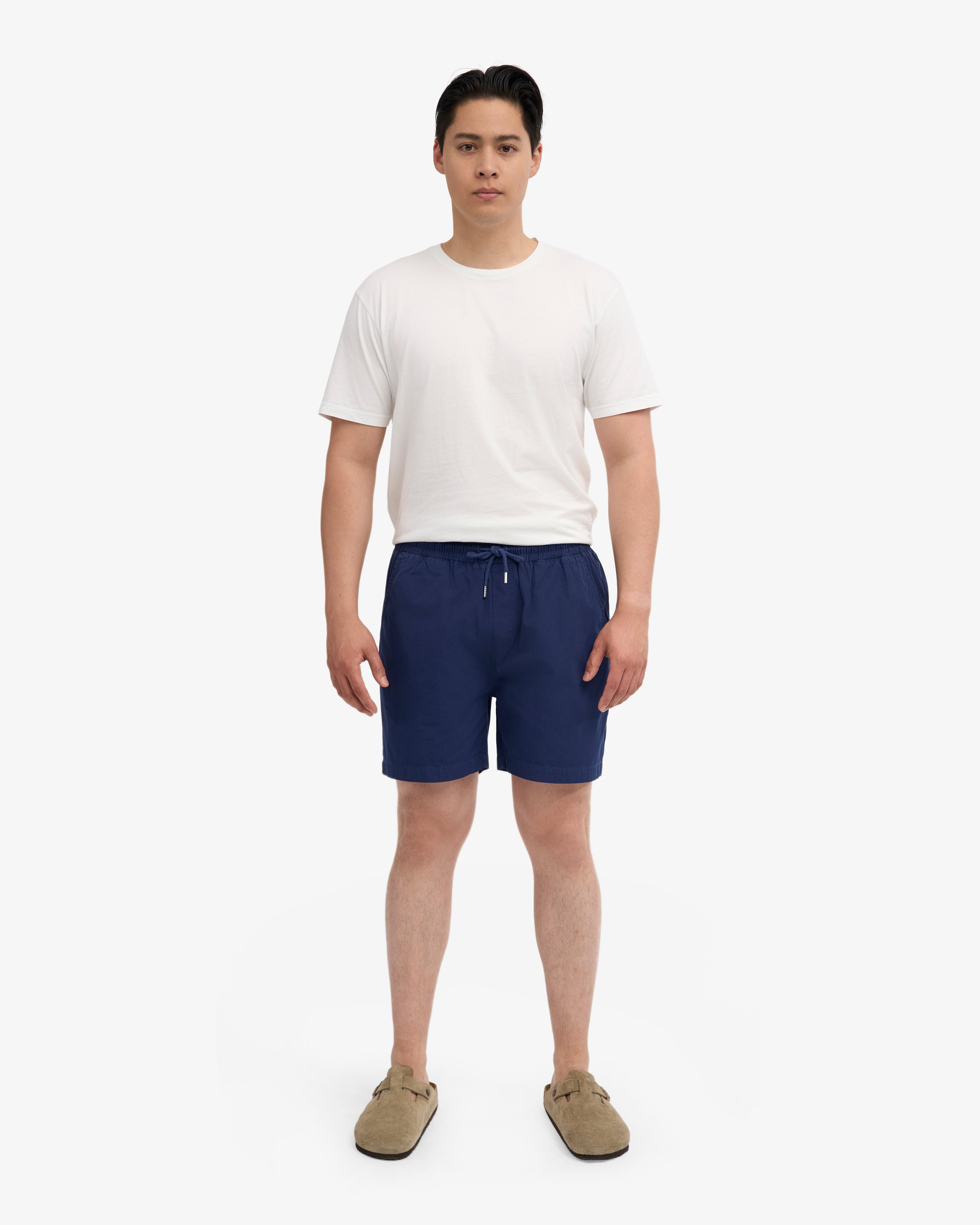 Organic Twill Shorts - Marine Blue