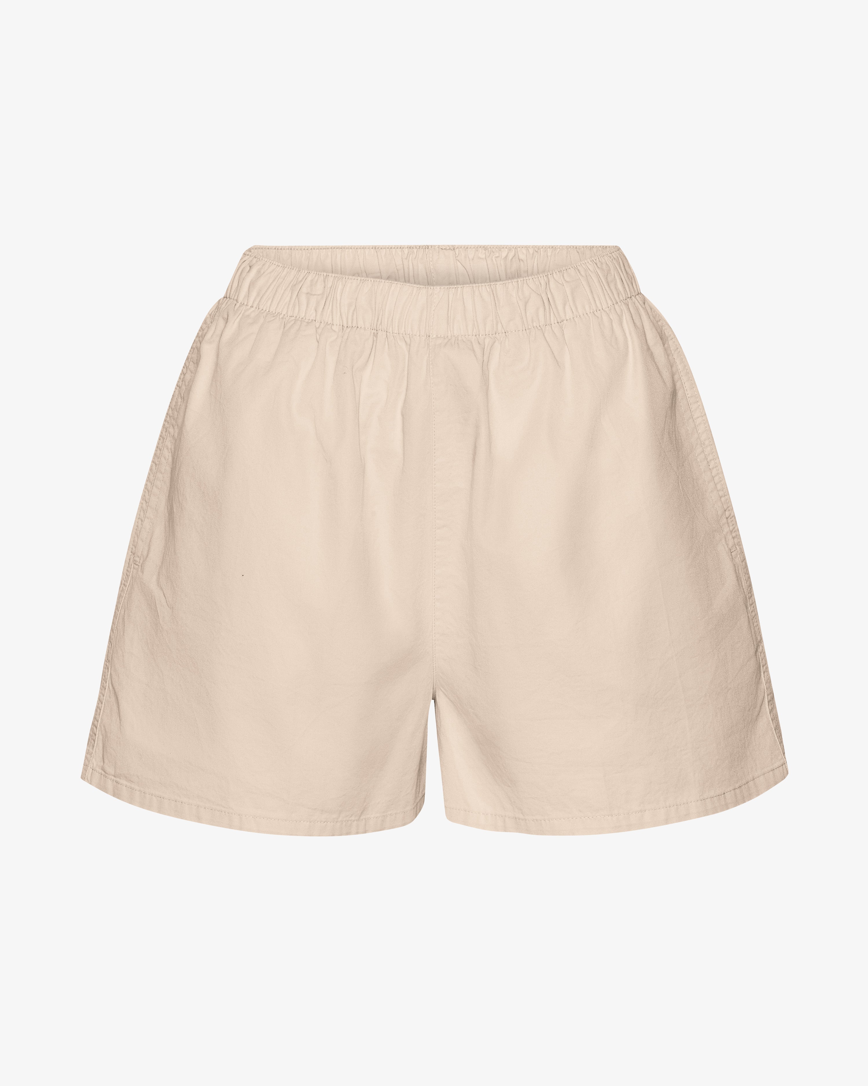 Women Organic Twill Shorts - Ivory White