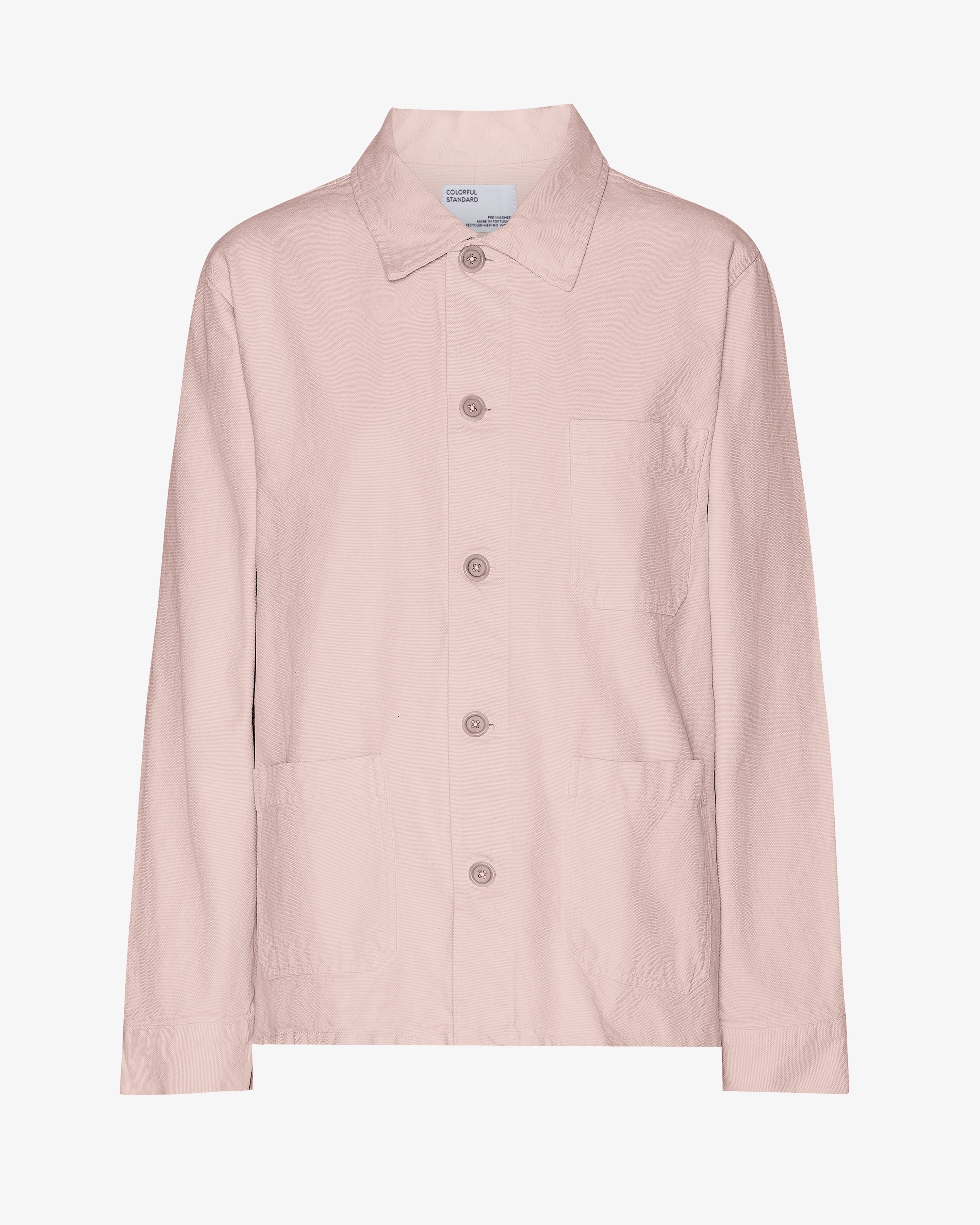 Organic Workwear Jacket - Faded Pink