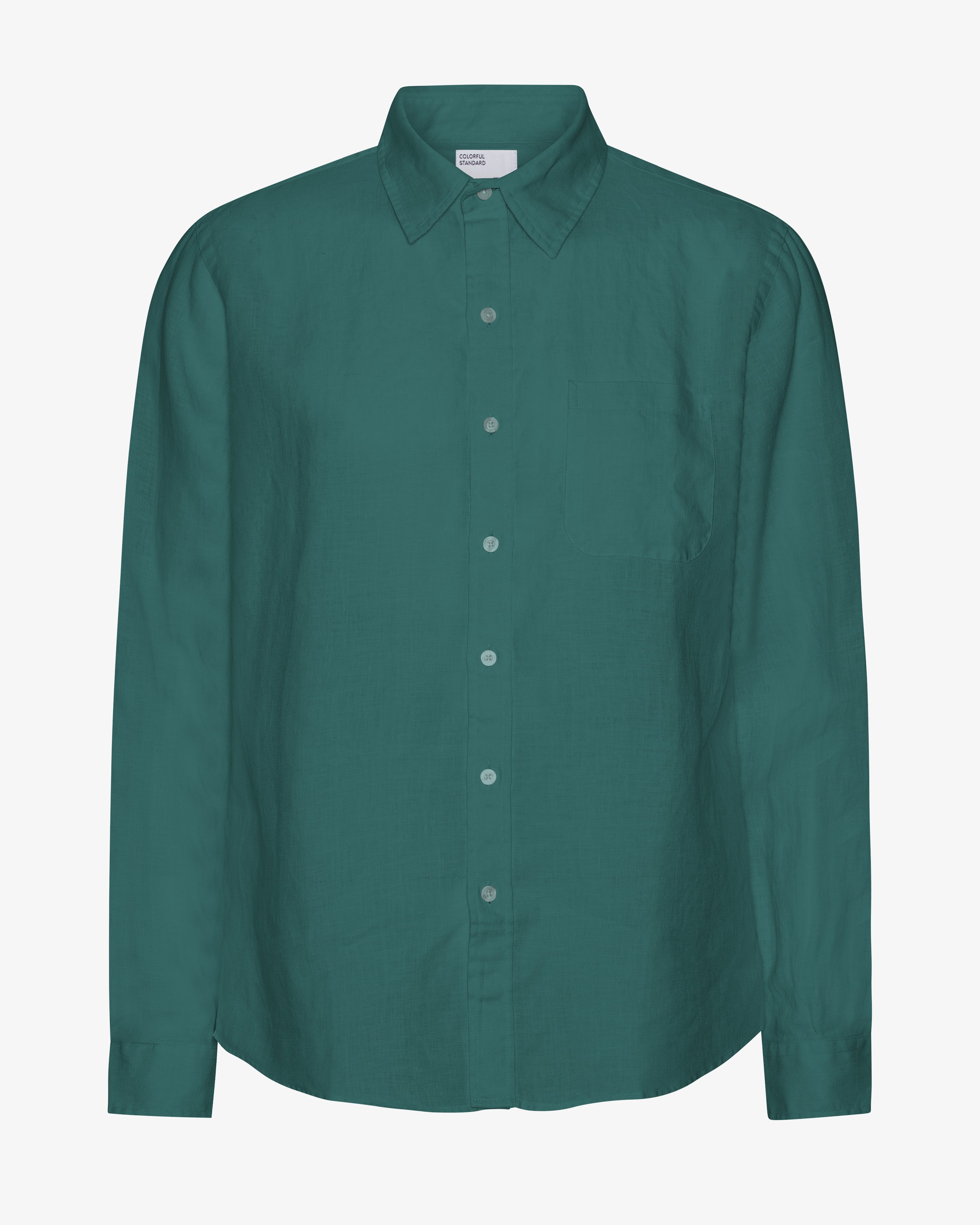 Linen Shirt - Ocean Green