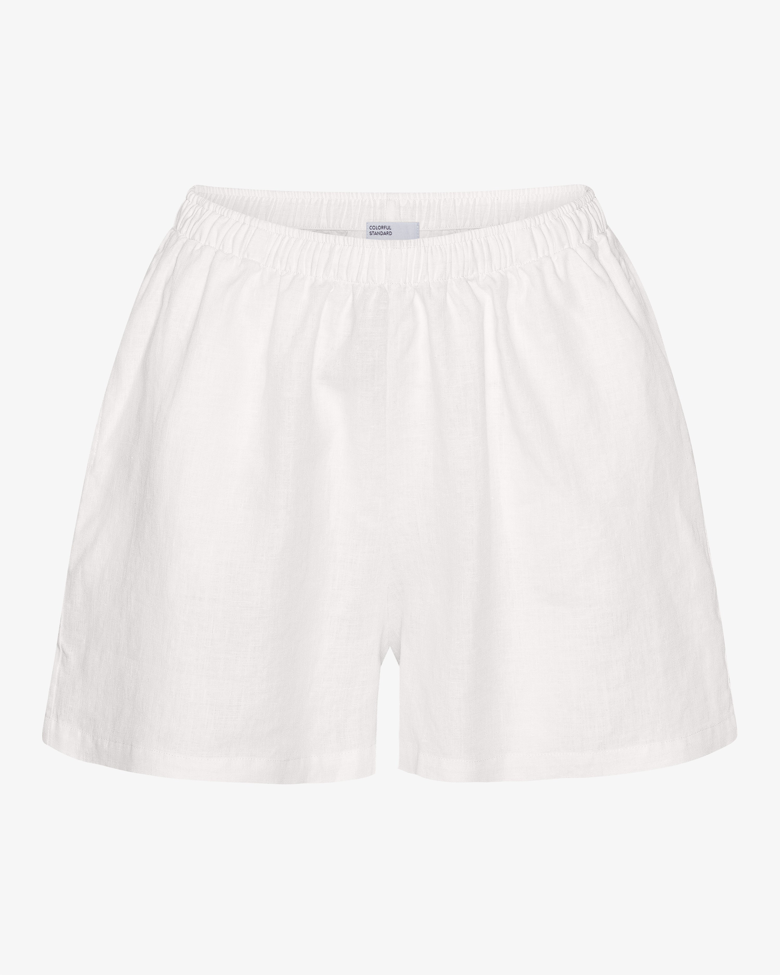 Linen Shorts - Optical White