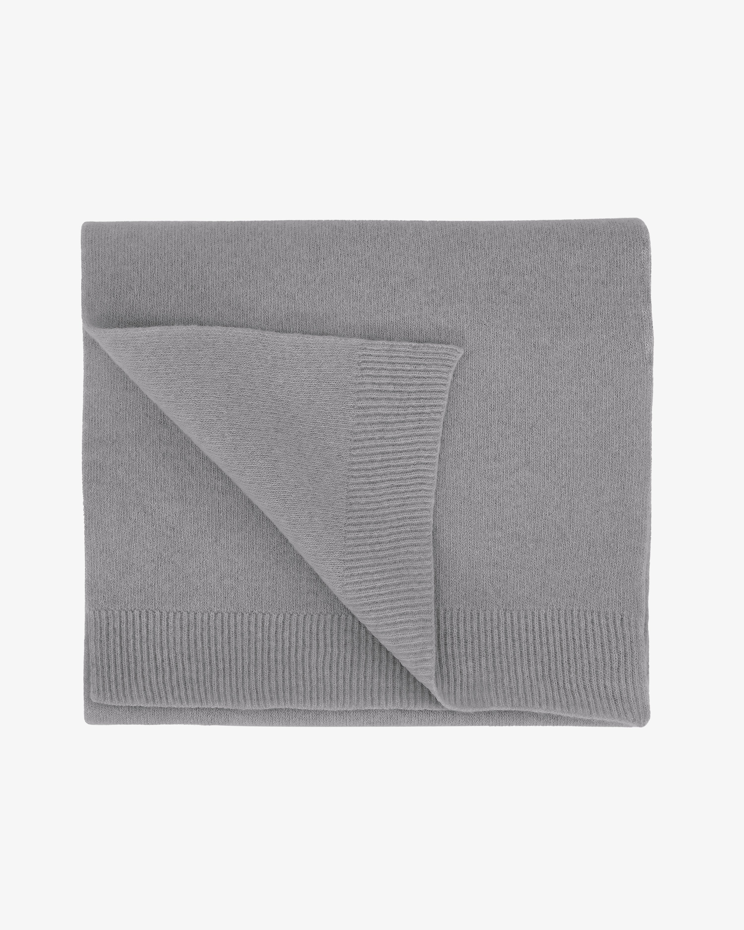 Merino Wool Scarf - Heather Grey