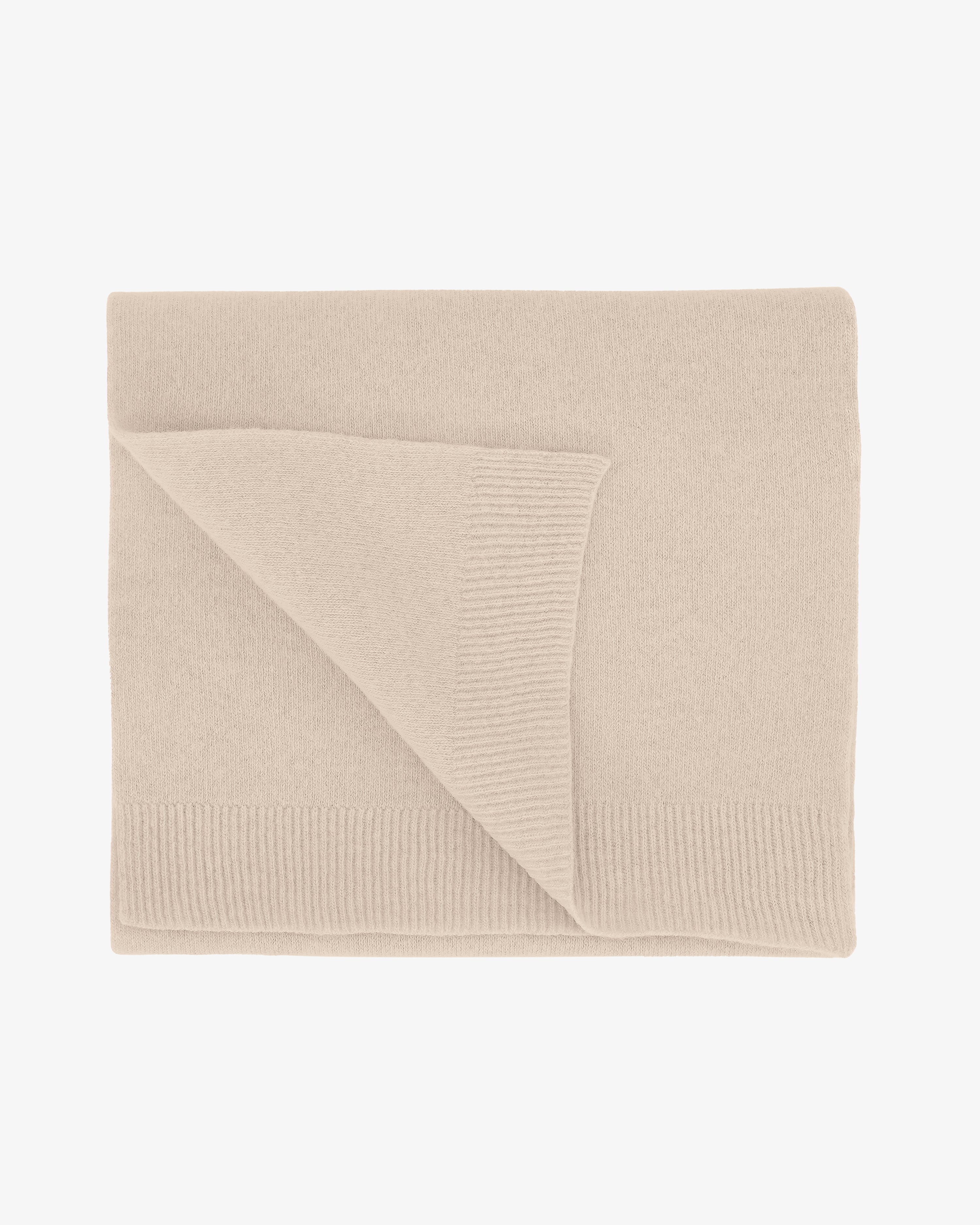 Merino Wool Scarf - Ivory White