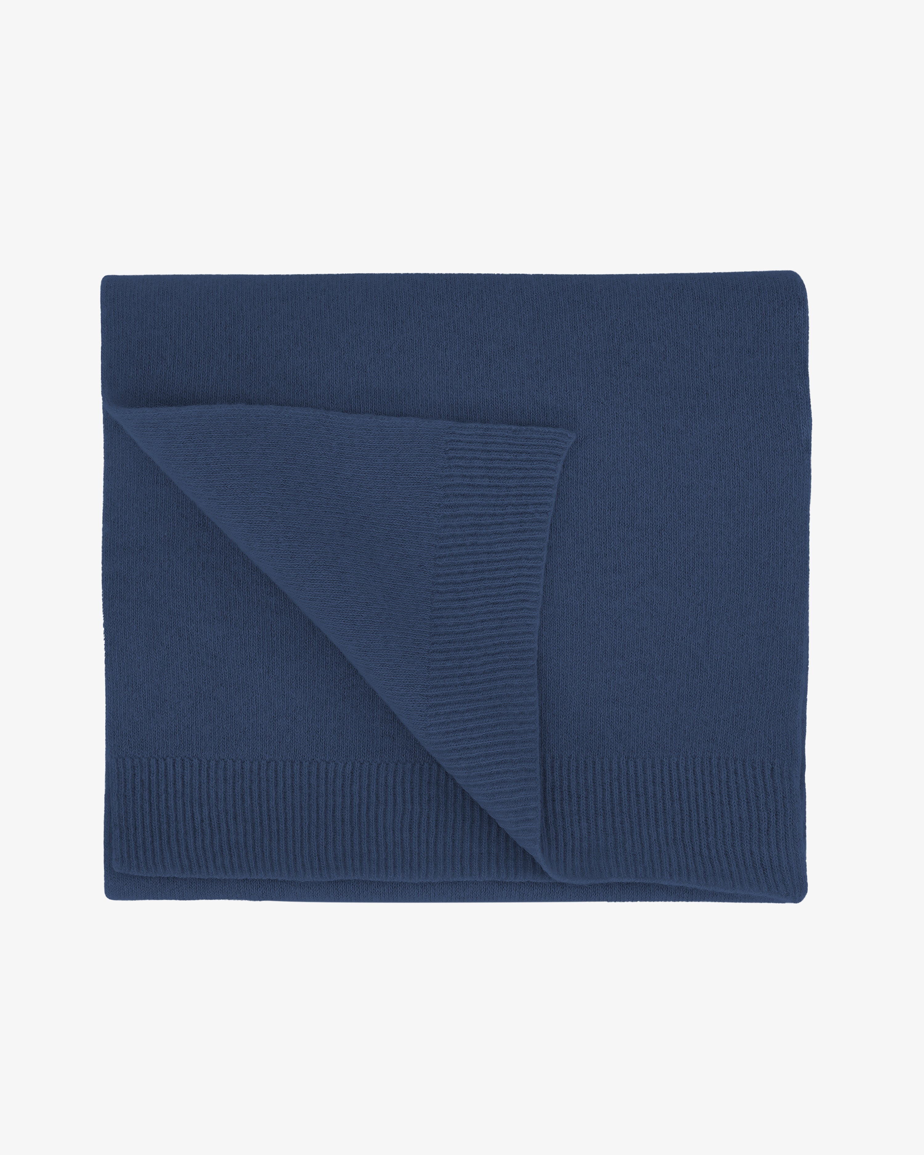 Merino Wool Scarf - Petrol Blue