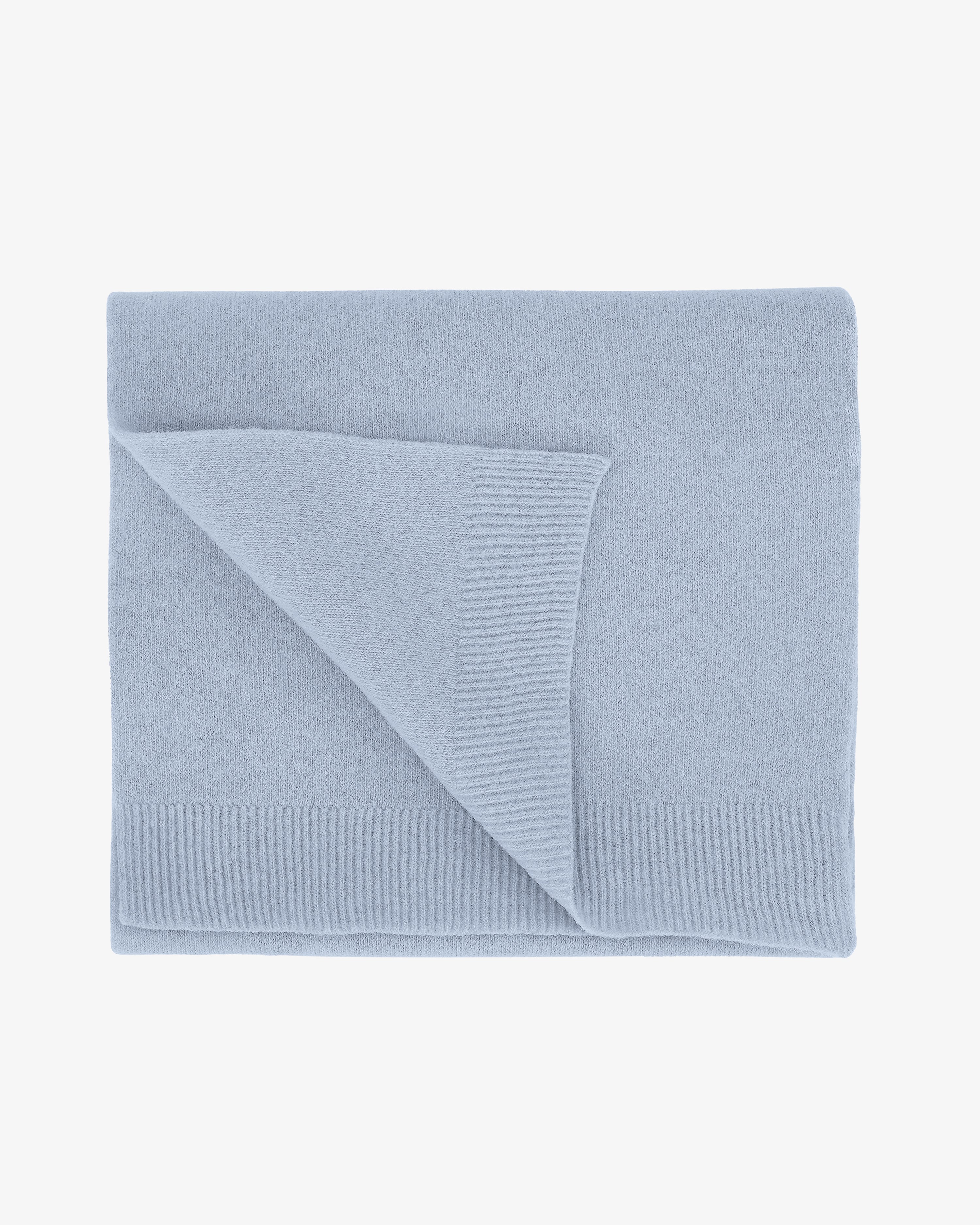 Merino Wool Scarf - Polar Blue