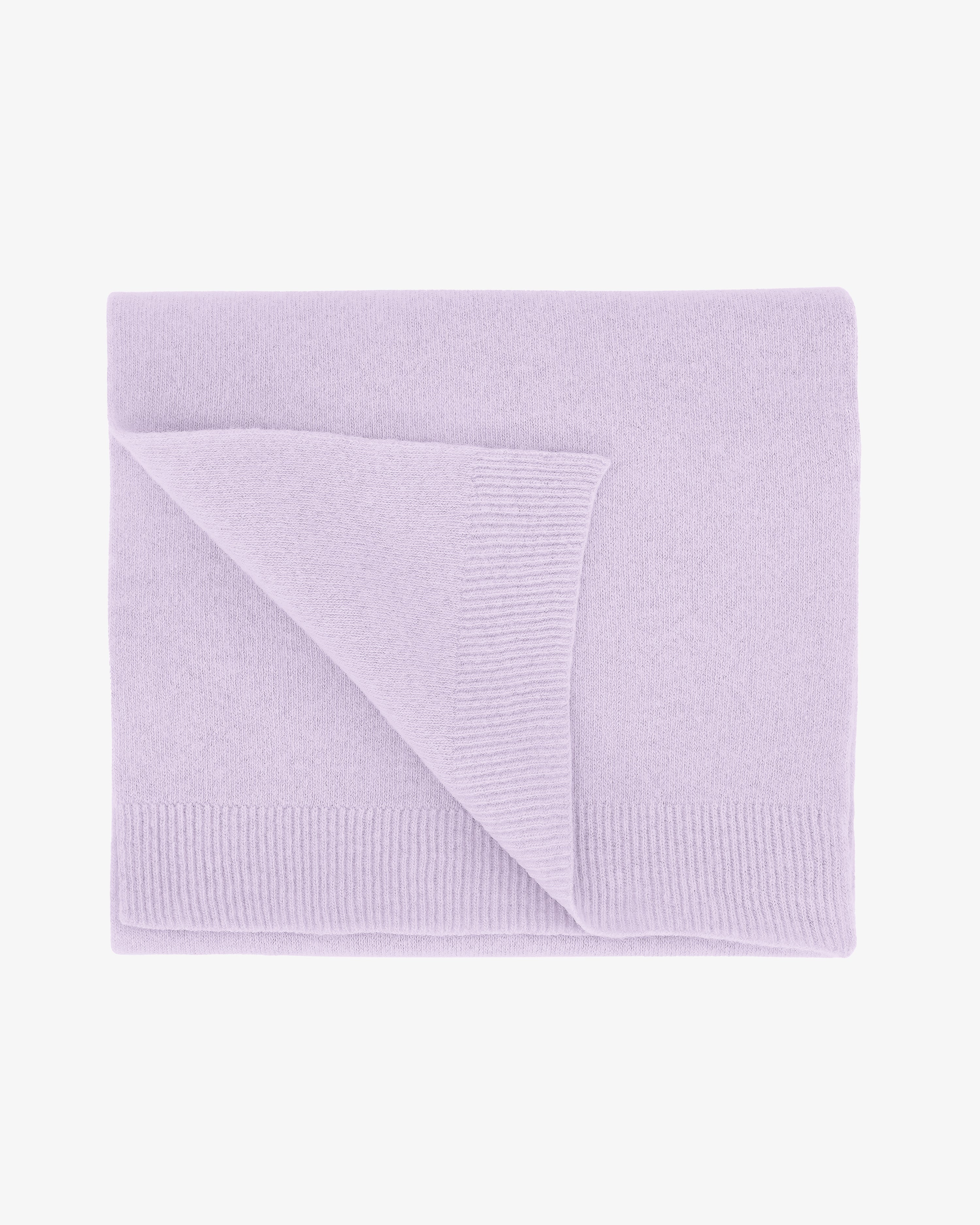 Merino Wool Scarf - Soft Lavender