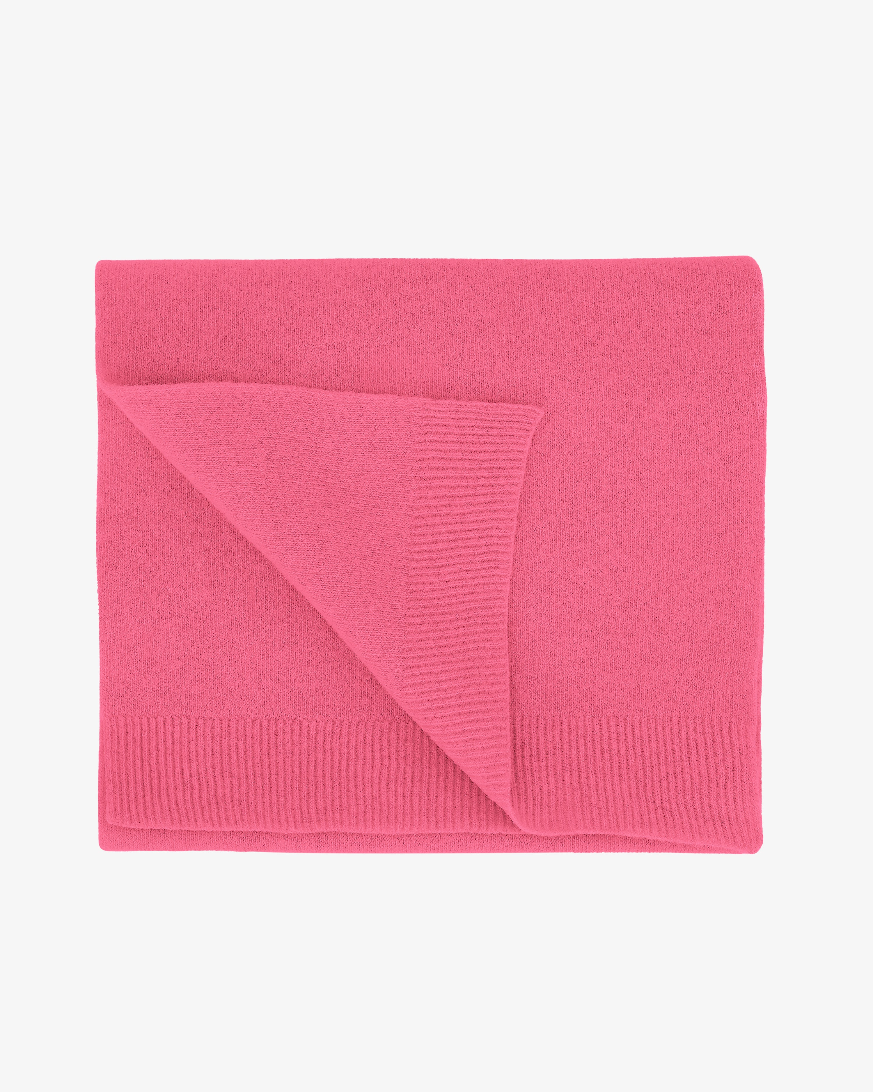 Merino Wool Scarf - Bubblegum Pink