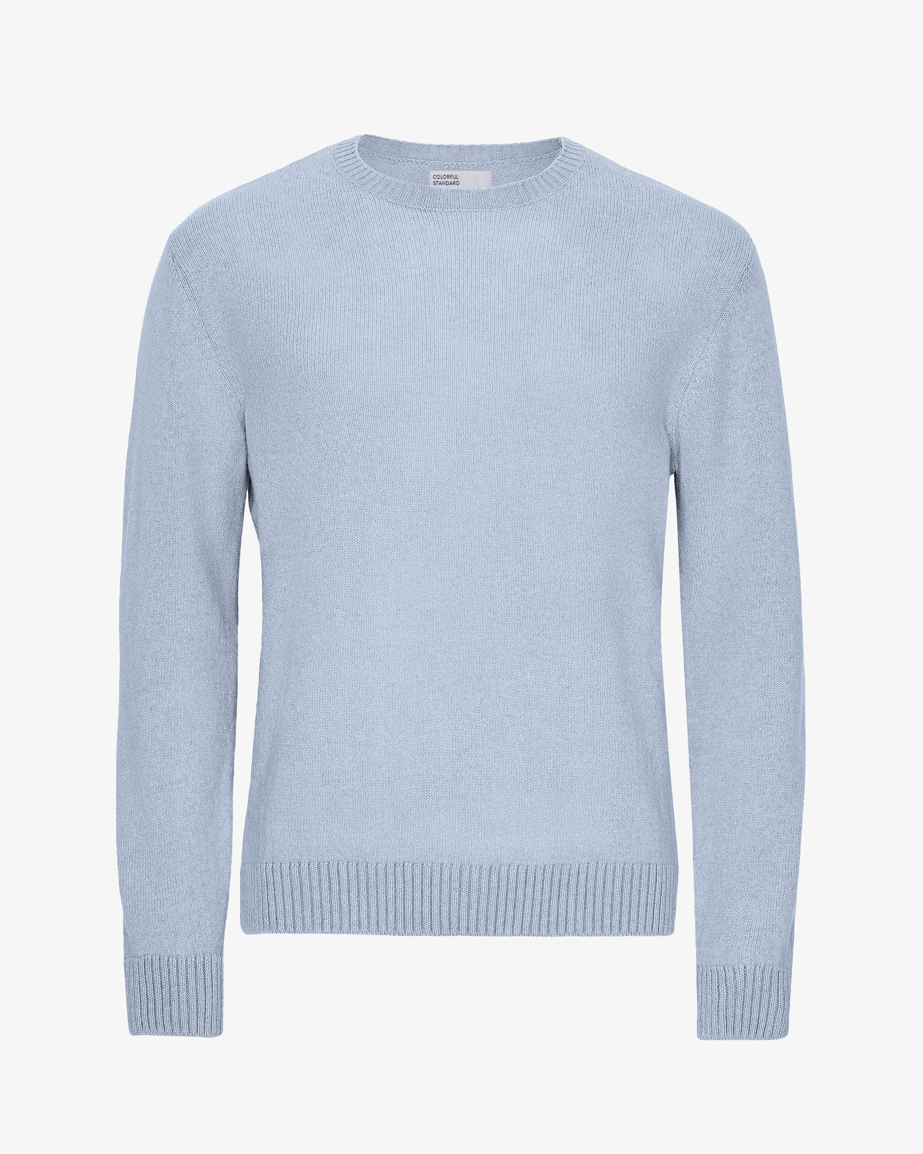 Classic Merino Wool Crew - Polar Blue