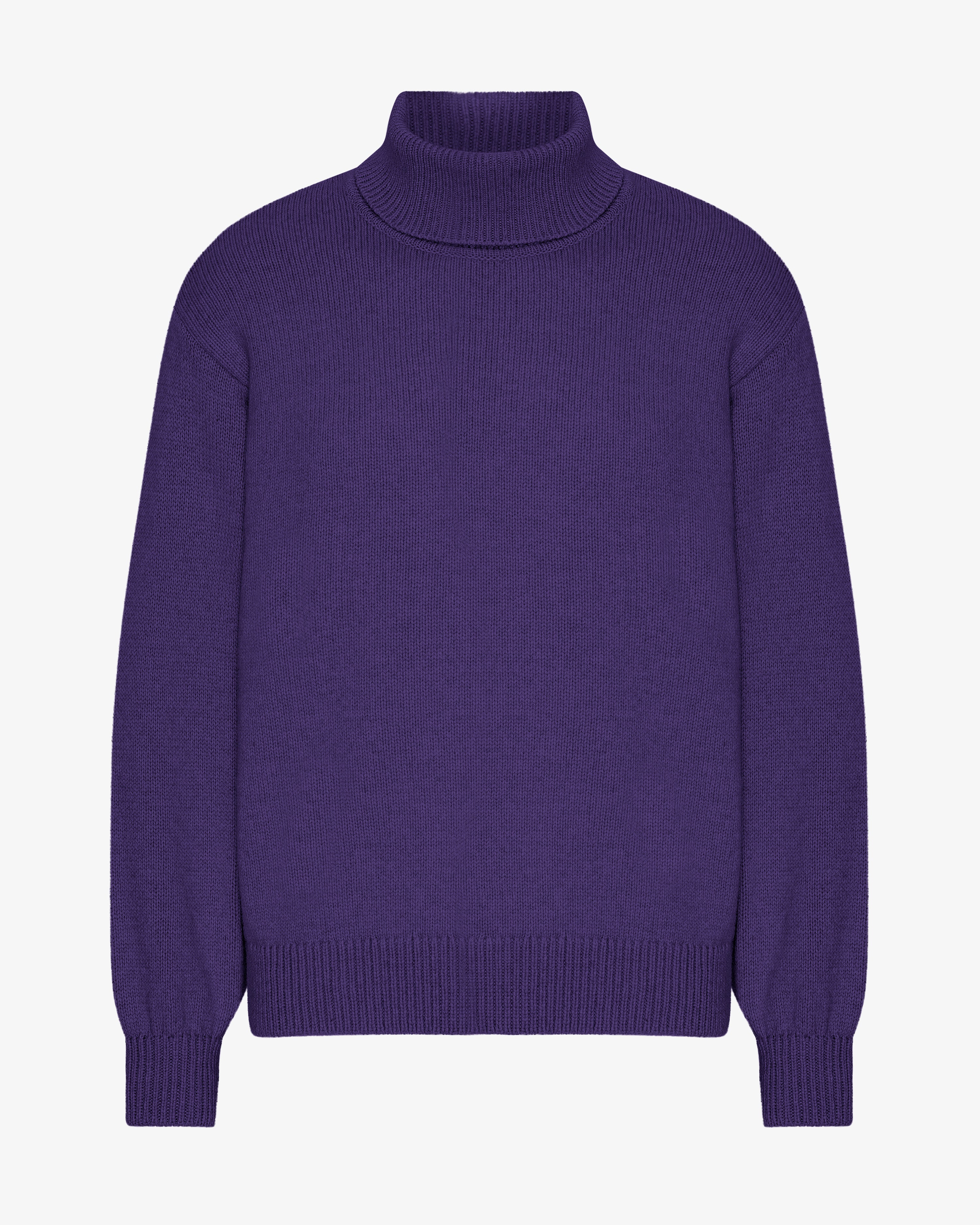 Merino Wool Turtleneck - Ultra Violet
